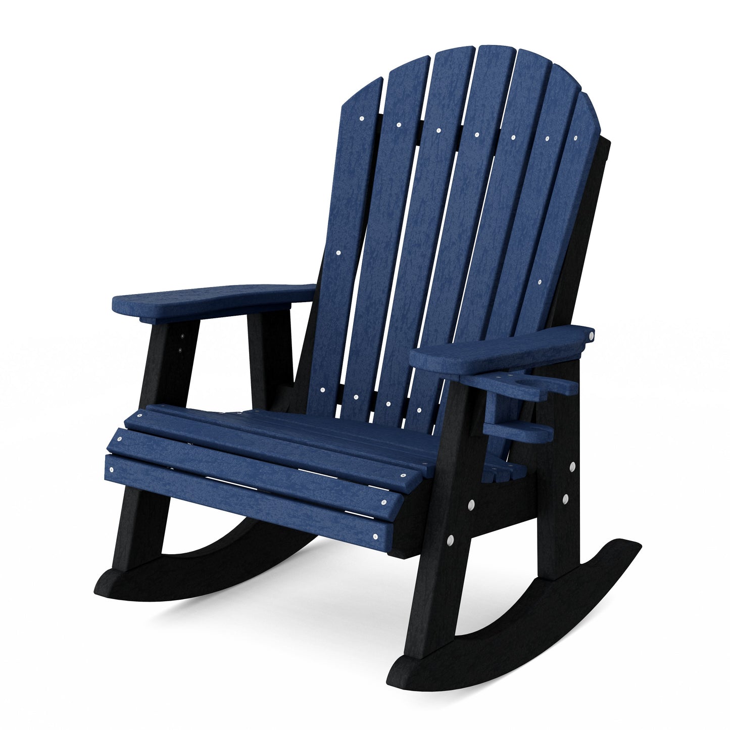 Heritage Adirondack Rocking Chair with Cup Holder