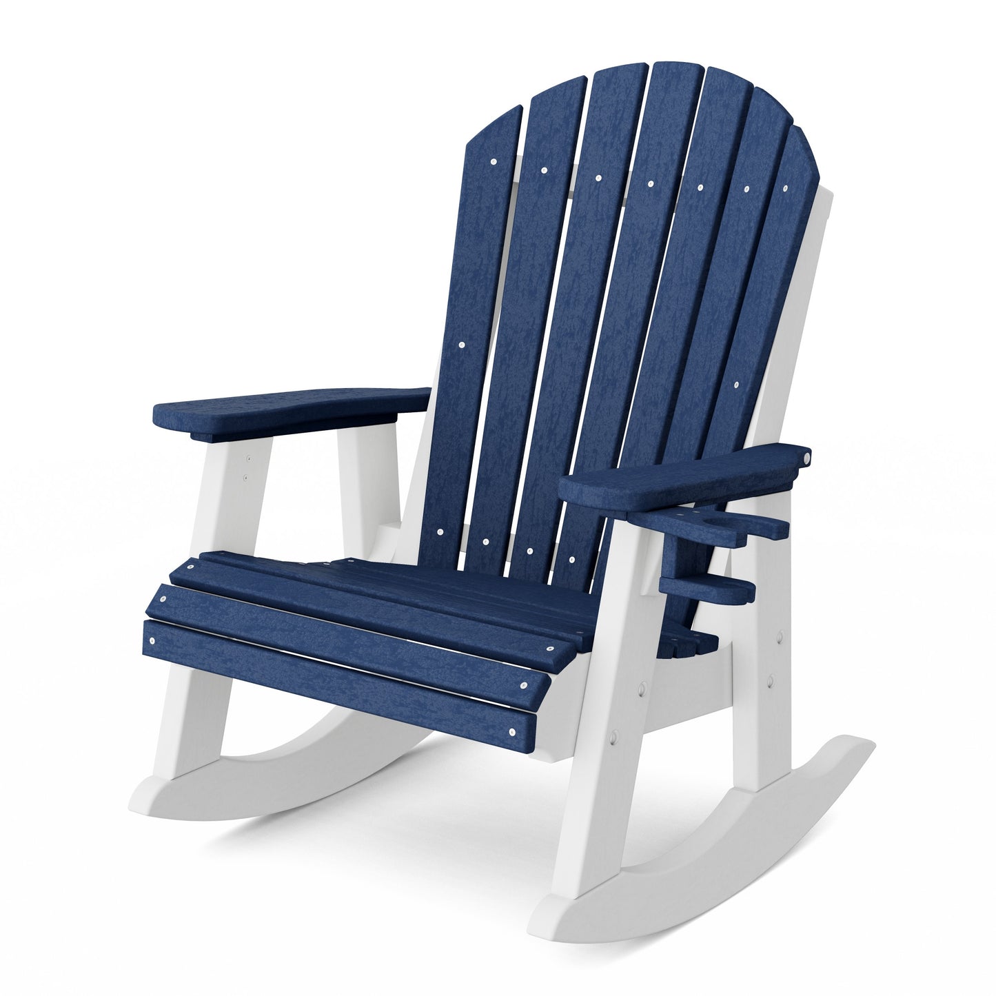 Heritage Adirondack Rocking Chair with Cup Holder