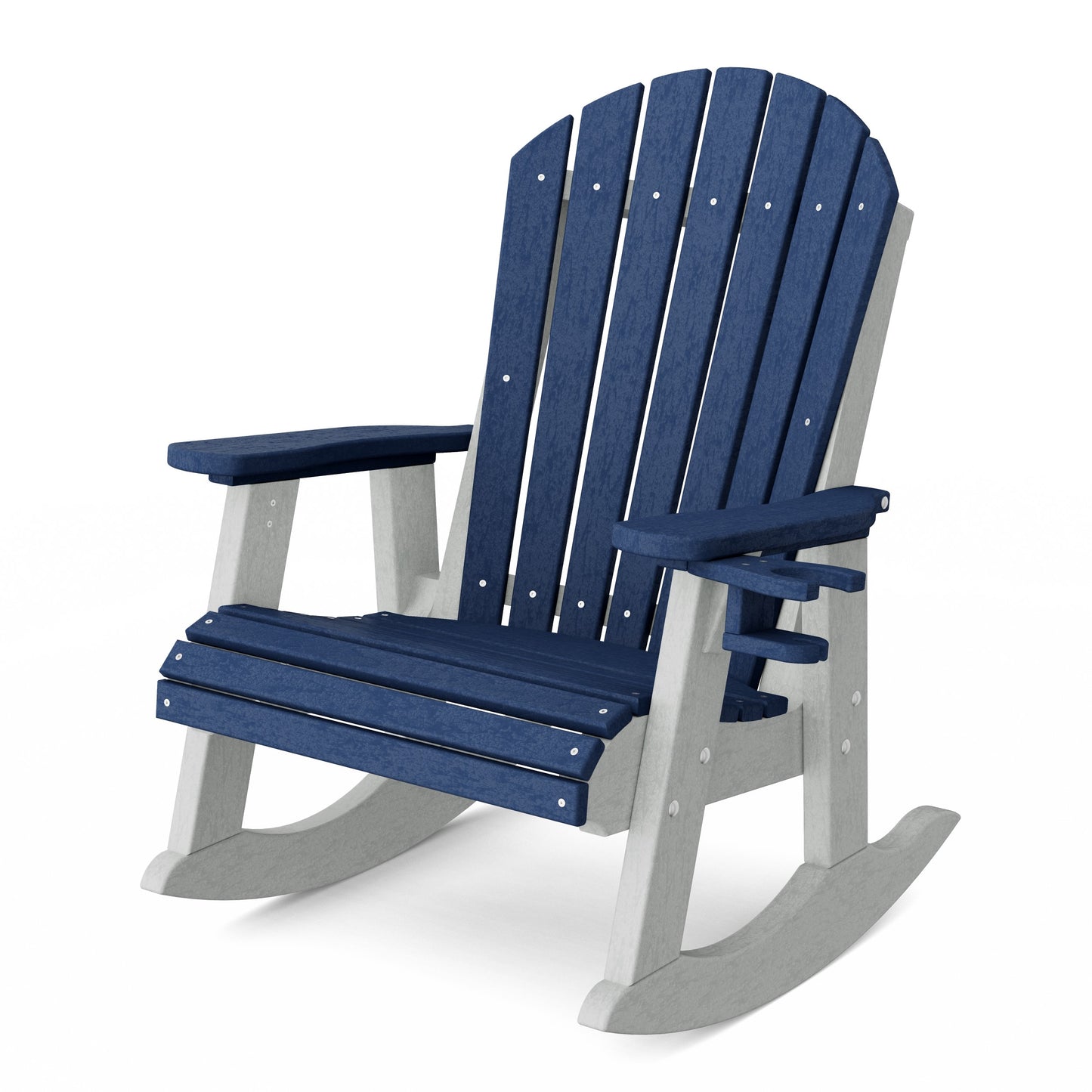 Heritage Adirondack Rocking Chair with Cup Holder