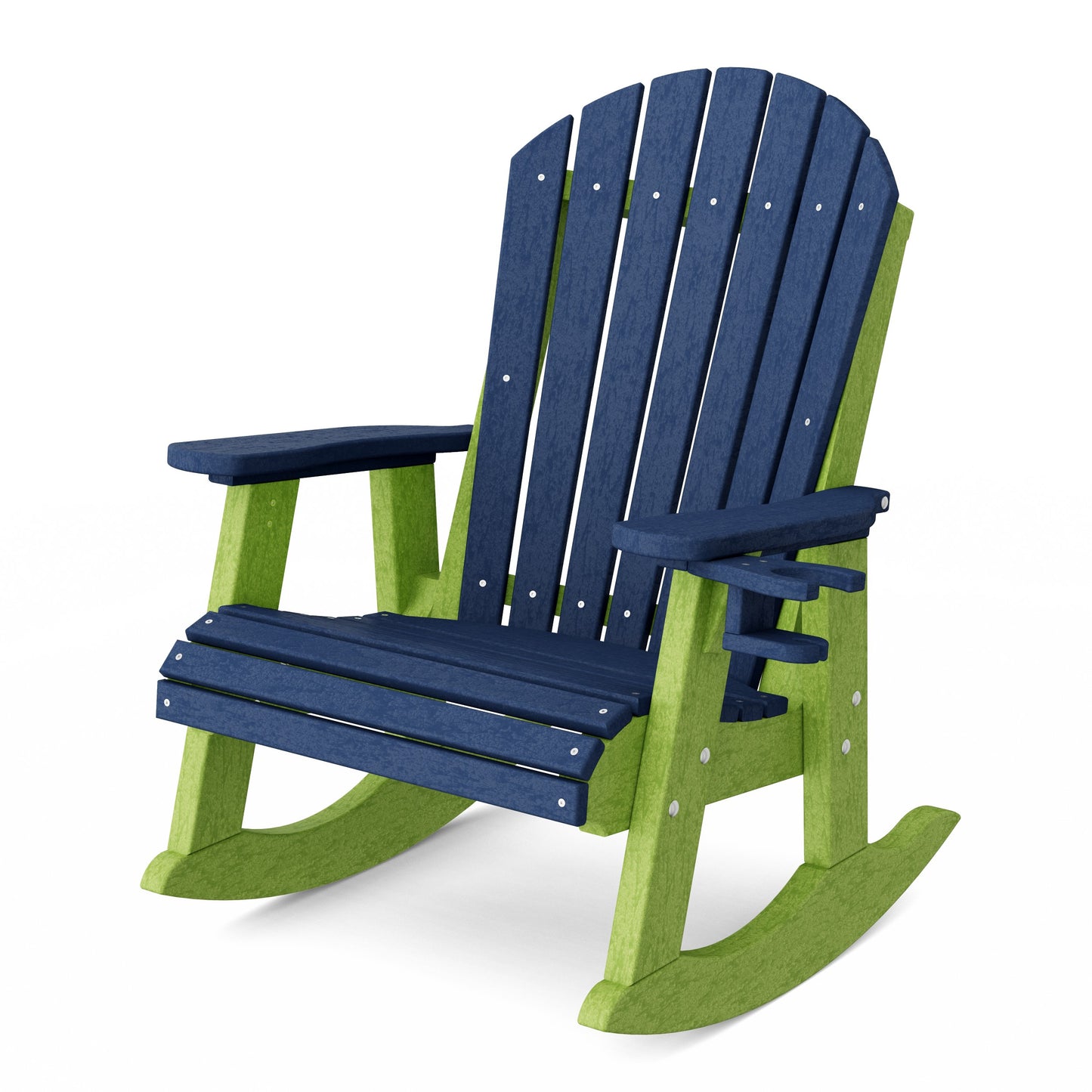 Heritage Adirondack Rocking Chair with Cup Holder