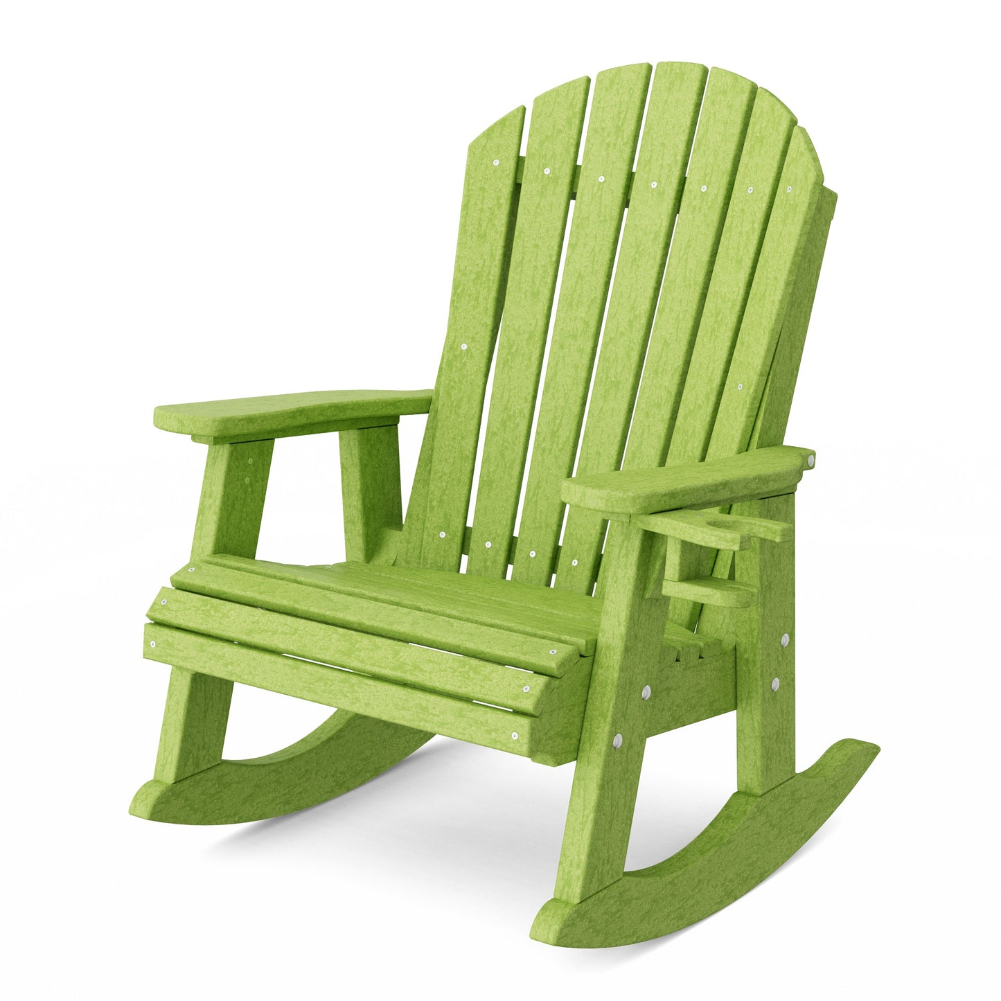 Heritage Adirondack Rocking Chair with Cup Holder