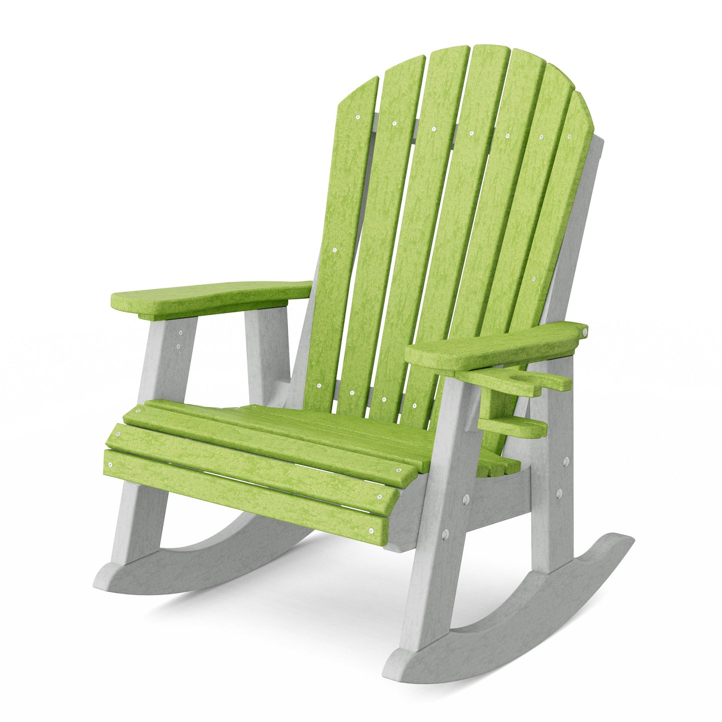 Heritage Adirondack Rocking Chair with Cup Holder