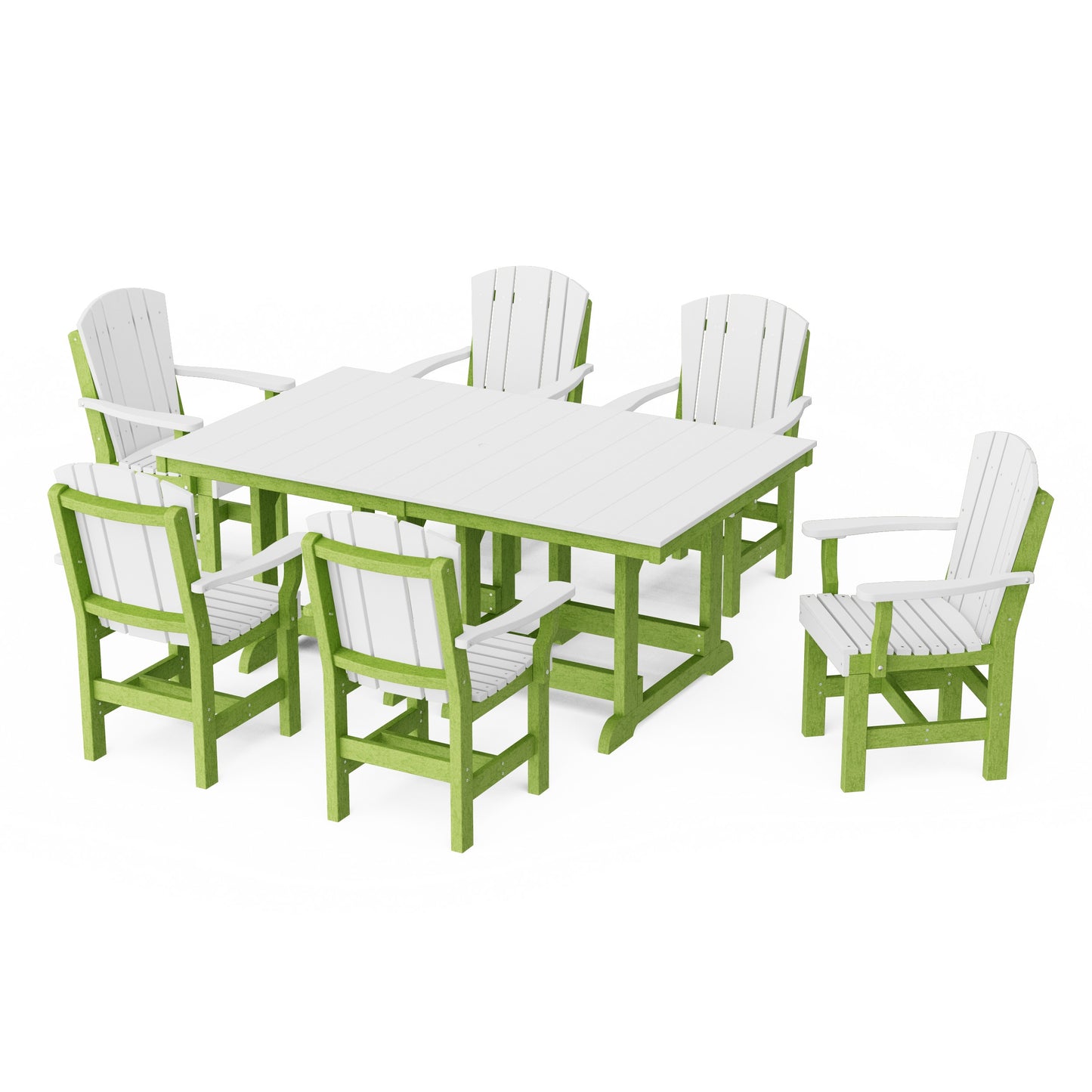Heritage 7-Piece Arm Chair Rectangular Dining Set