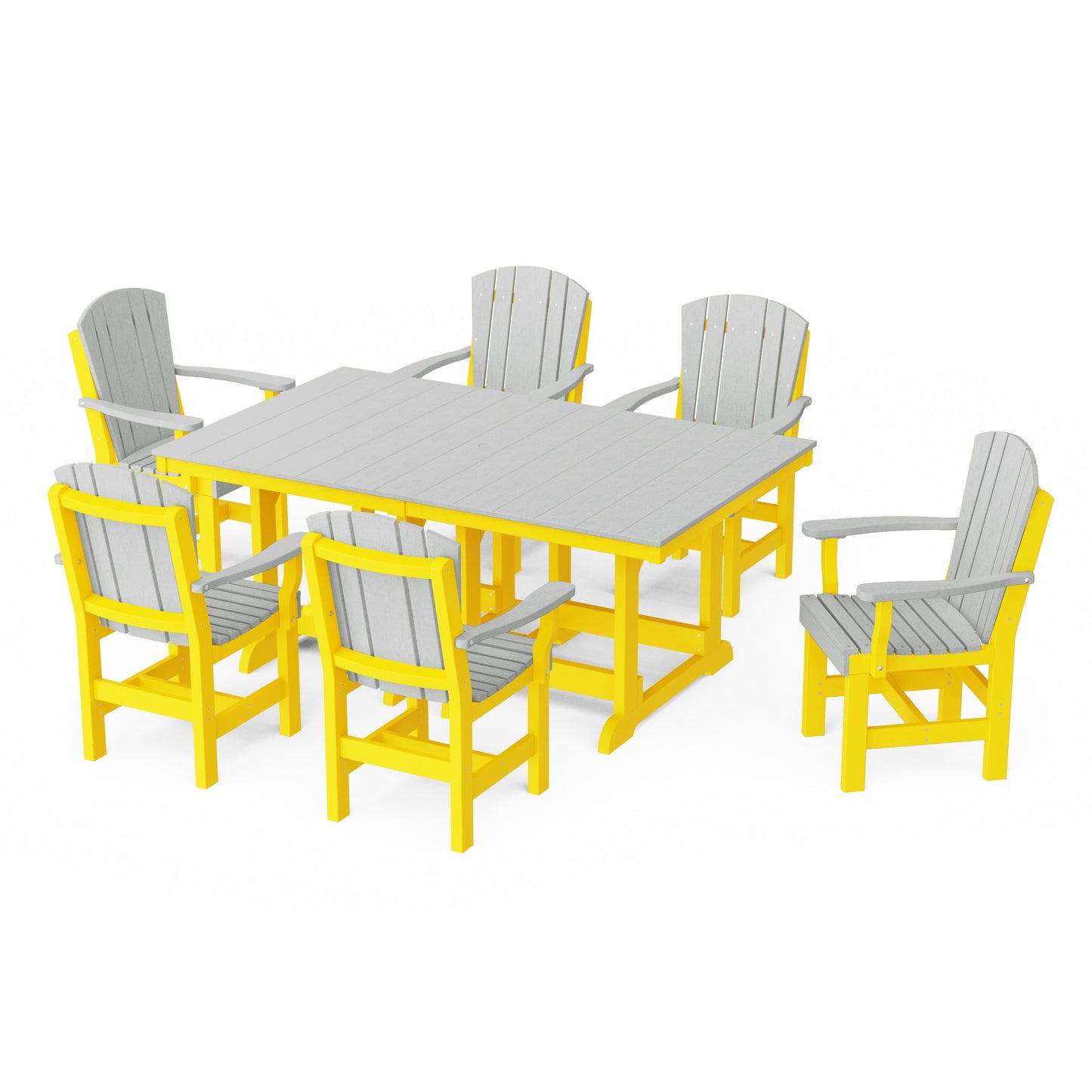 Heritage 7-Piece Arm Chair Rectangular Dining Set