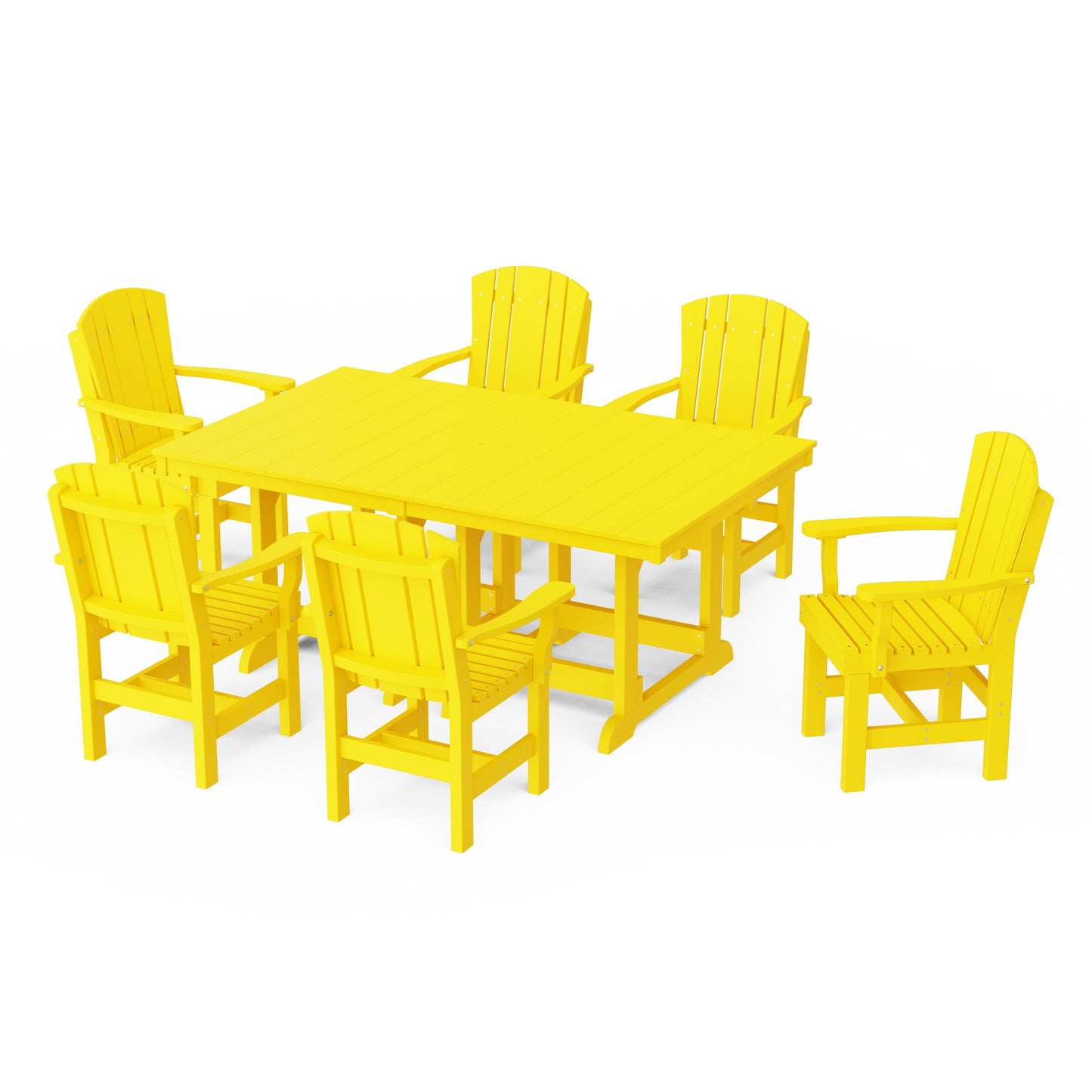 Heritage 7-Piece Arm Chair Rectangular Dining Set