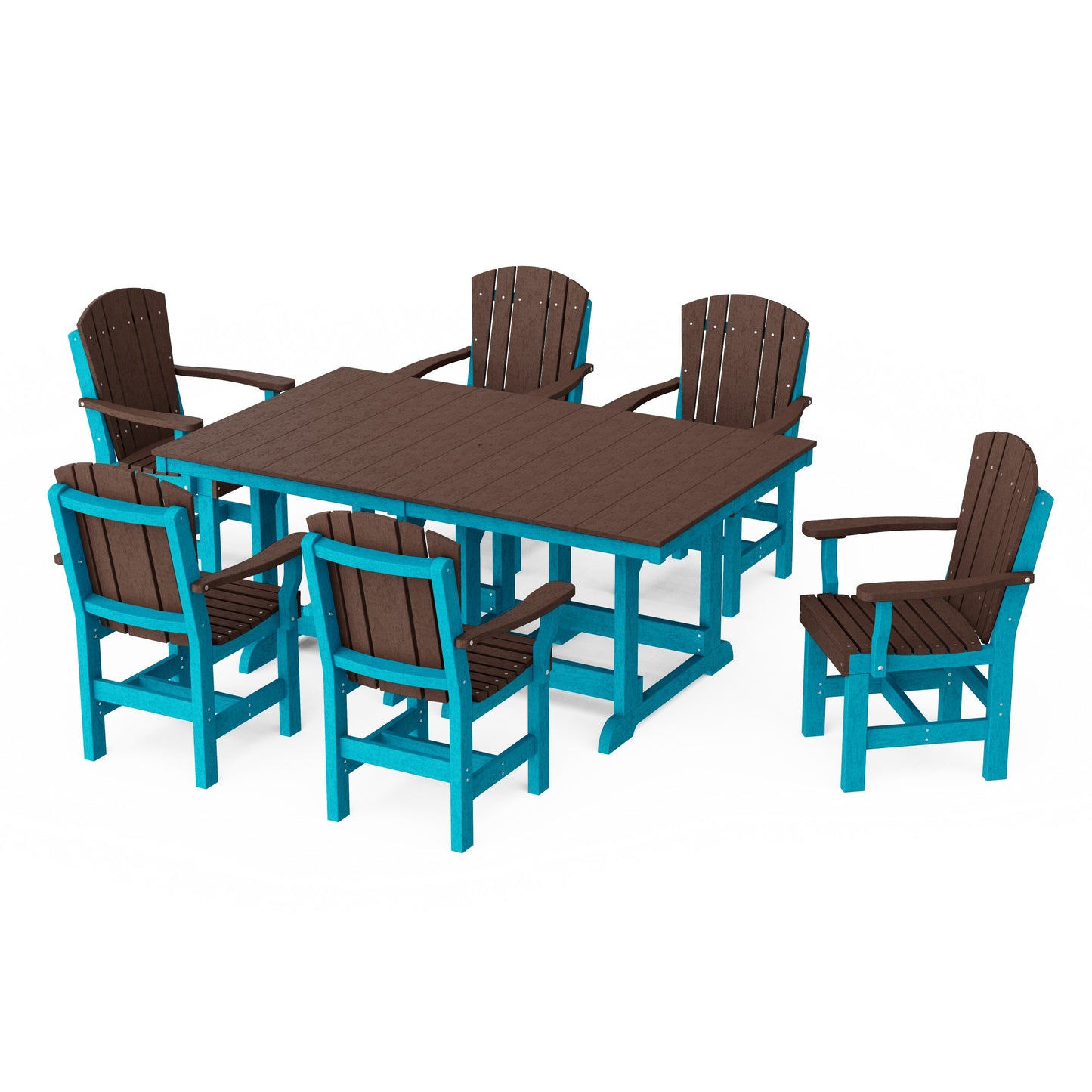 Heritage 7-Piece Arm Chair Rectangular Dining Set