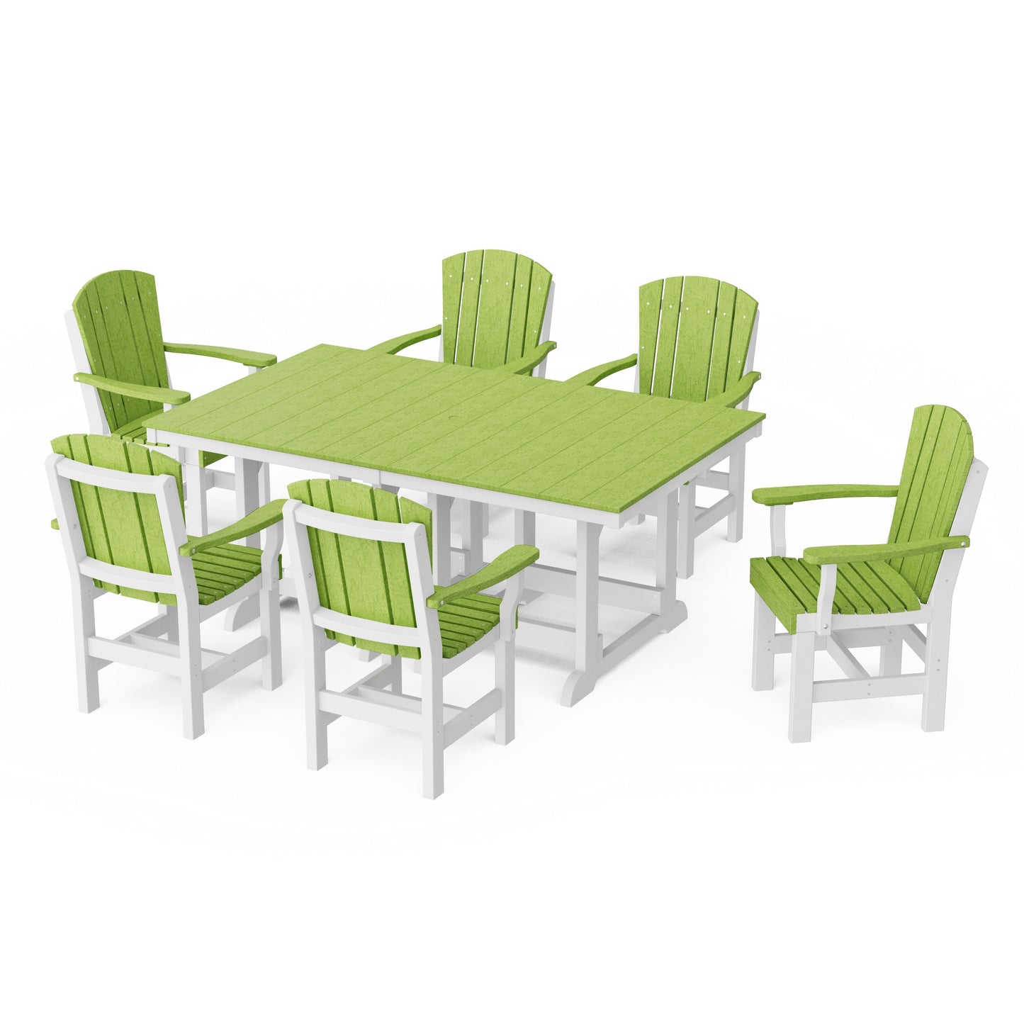 Heritage 7-Piece Arm Chair Rectangular Dining Set
