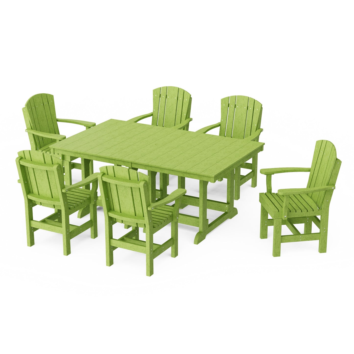 Heritage 7-Piece Arm Chair Rectangular Dining Set