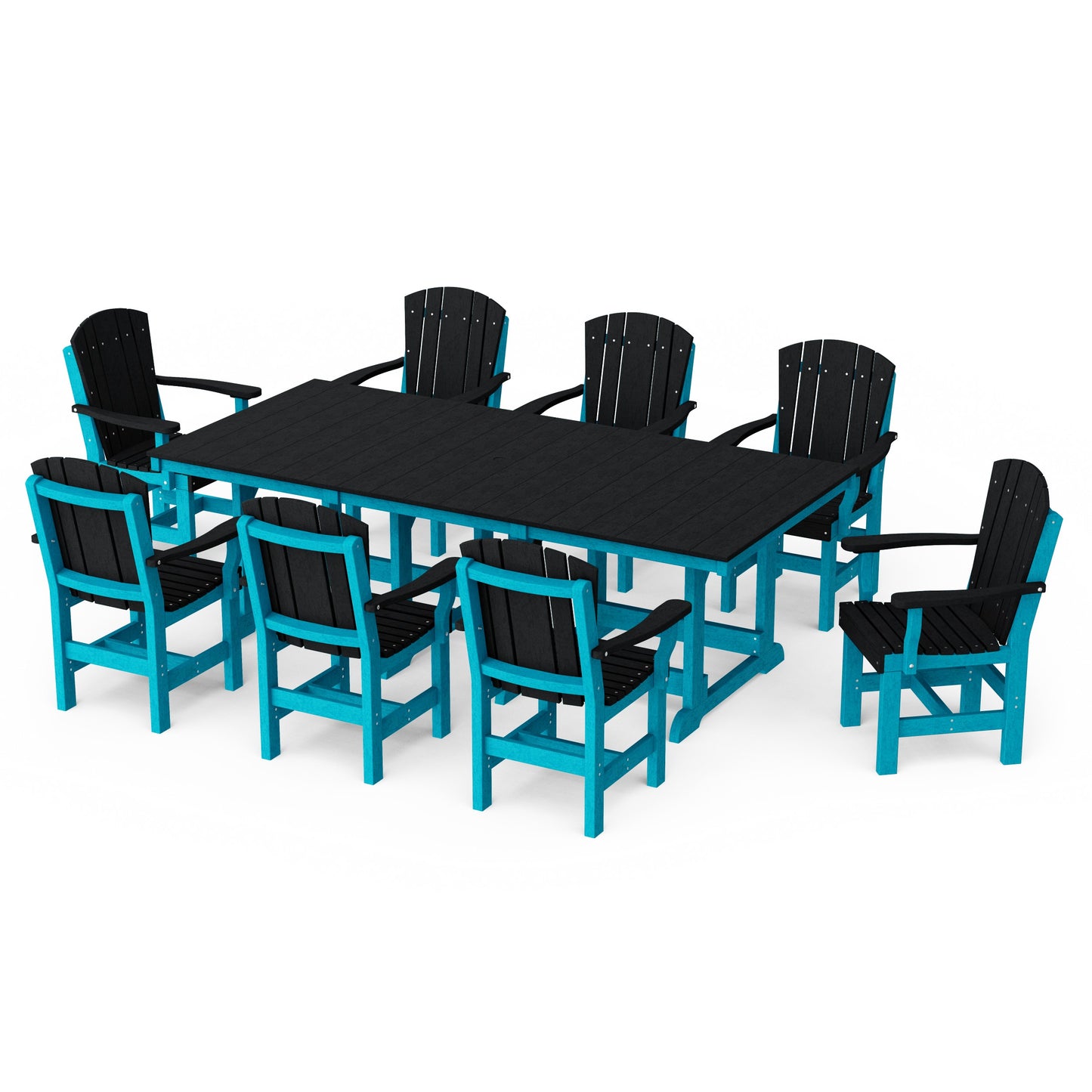 Heritage 9-Piece Arm Chair Rectangular Dining Set