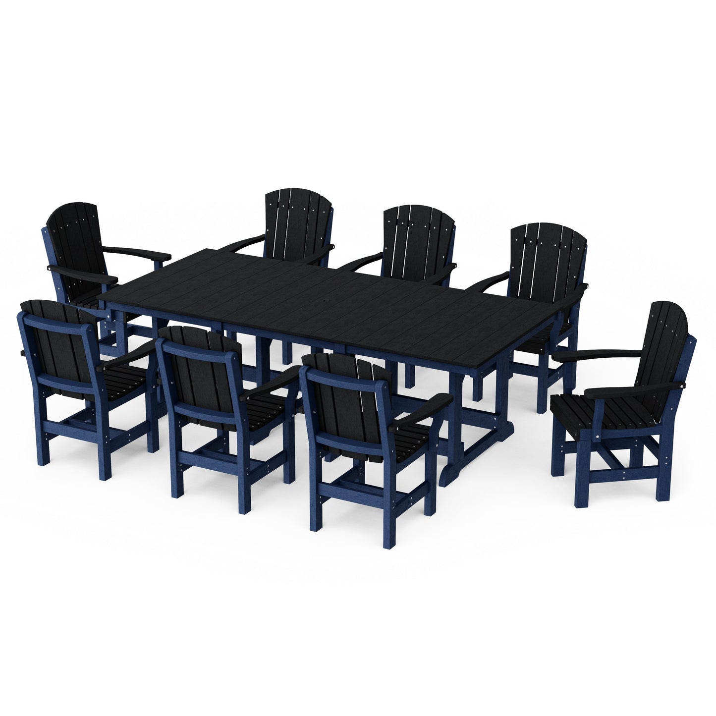 Heritage 9-Piece Arm Chair Rectangular Dining Set