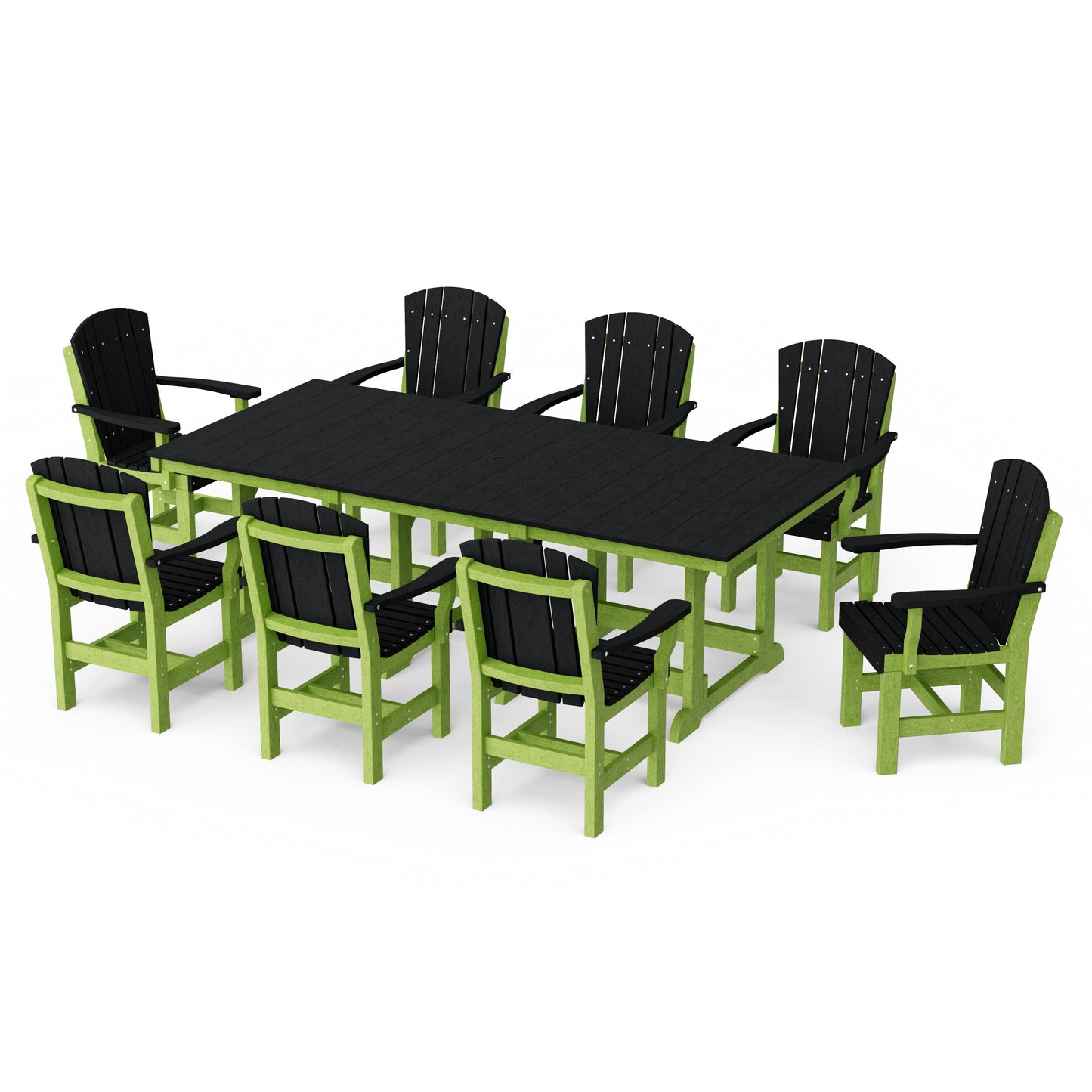 Heritage 9-Piece Arm Chair Rectangular Dining Set