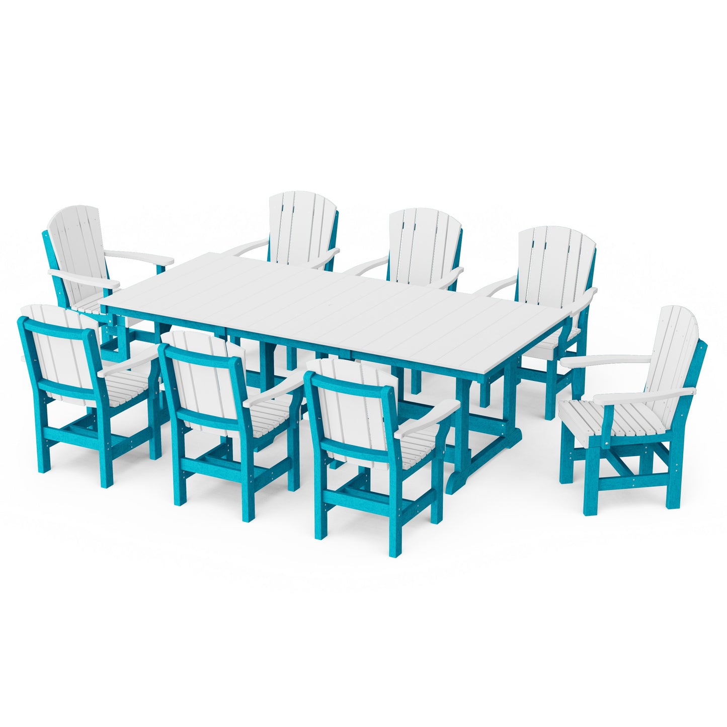 Heritage 9-Piece Arm Chair Rectangular Dining Set