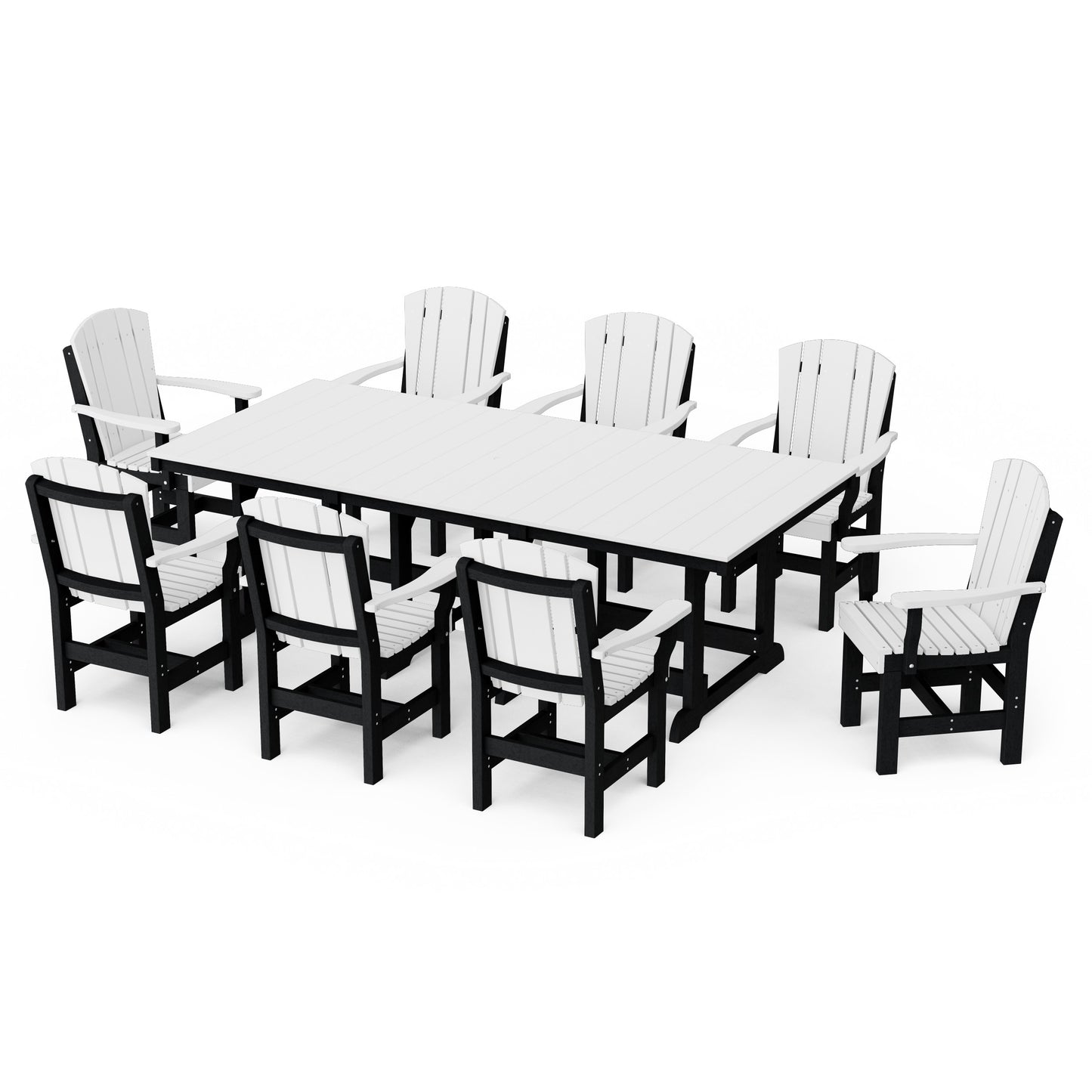 Heritage 9-Piece Arm Chair Rectangular Dining Set