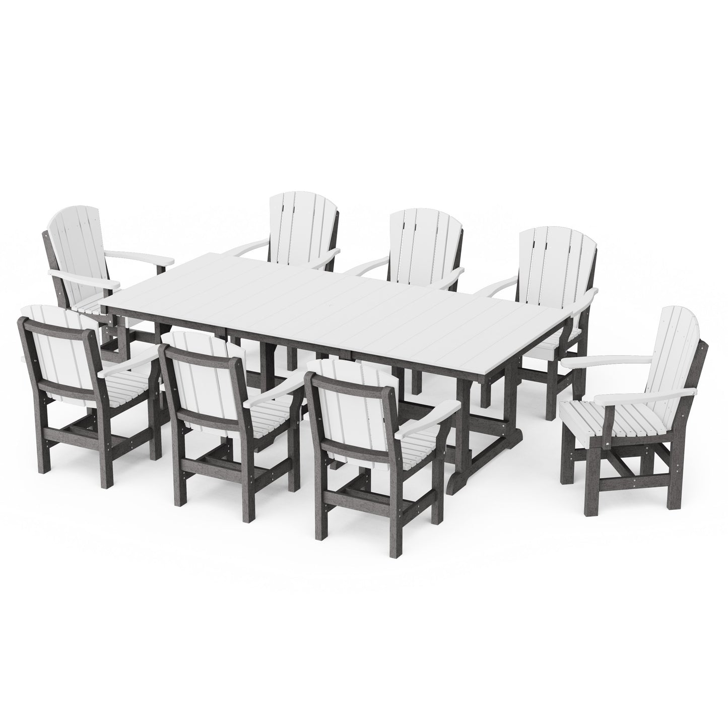 Heritage 9-Piece Arm Chair Rectangular Dining Set