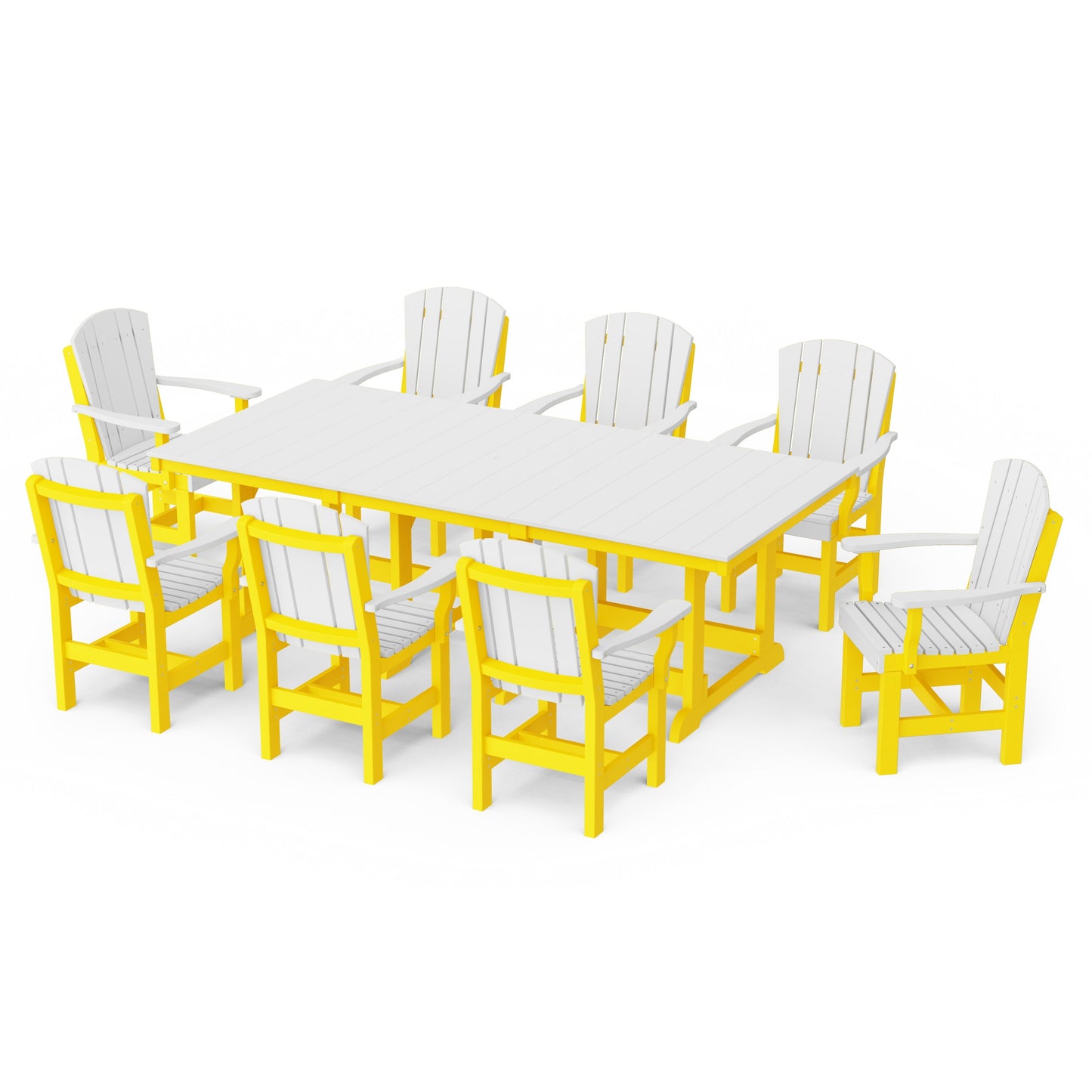 Heritage 9-Piece Arm Chair Rectangular Dining Set