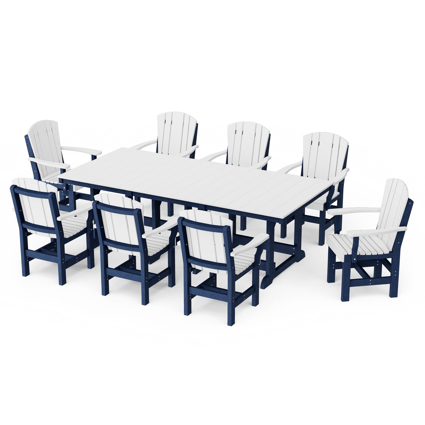 Heritage 9-Piece Arm Chair Rectangular Dining Set