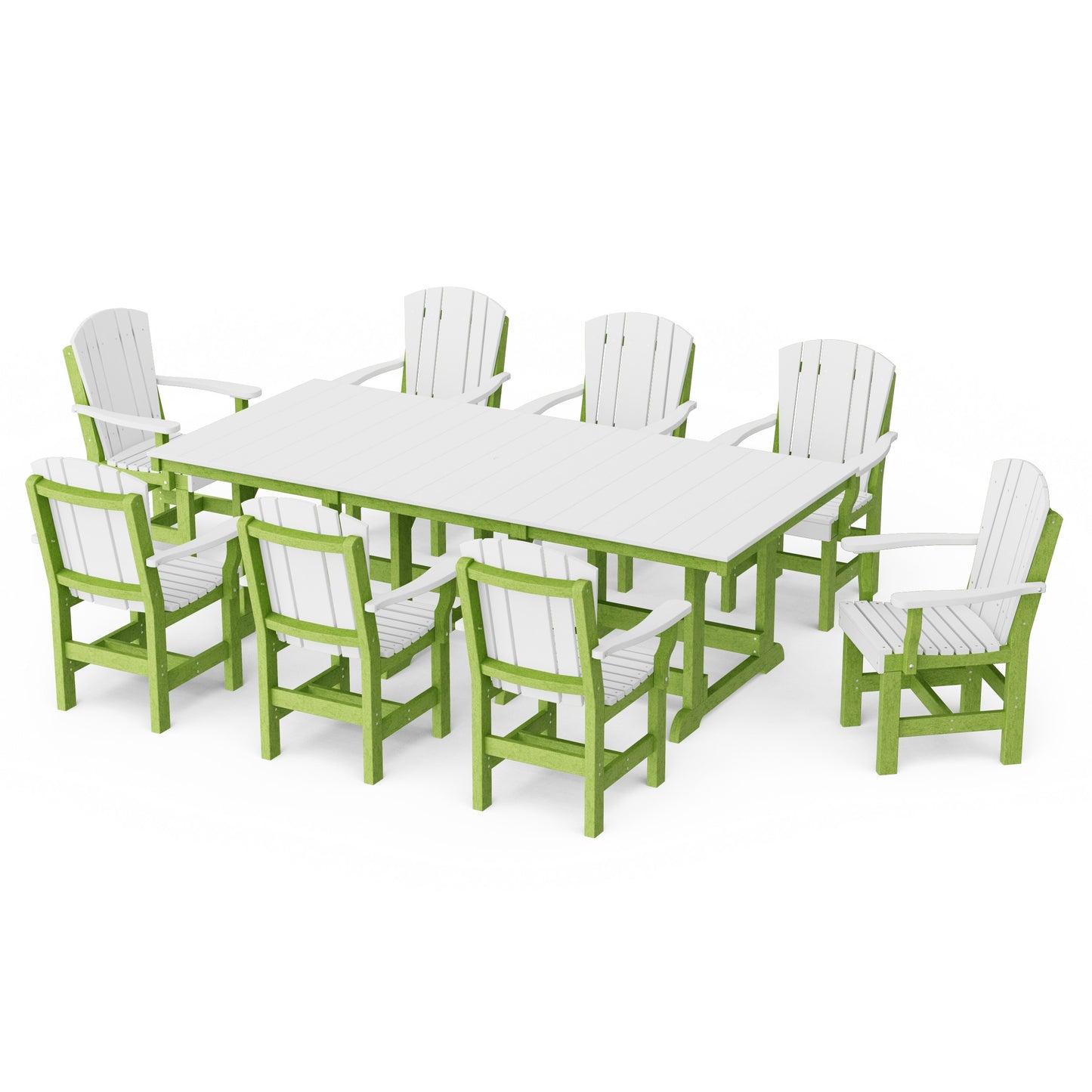 Heritage 9-Piece Arm Chair Rectangular Dining Set