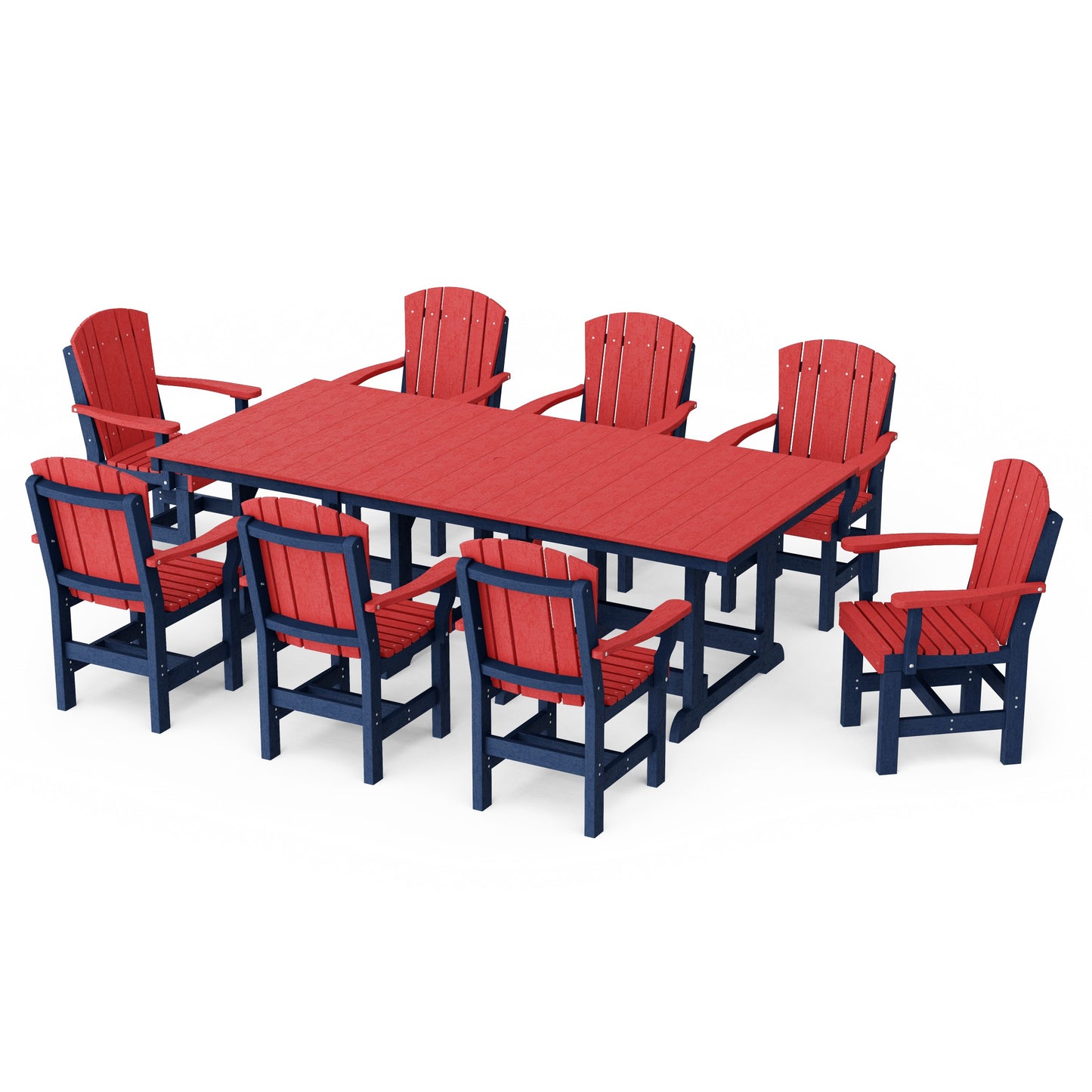 Heritage 9-Piece Arm Chair Rectangular Dining Set