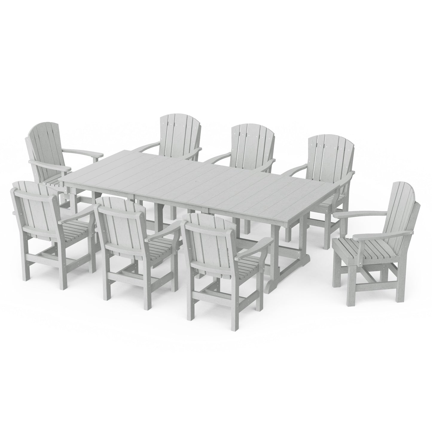 Heritage 9-Piece Arm Chair Rectangular Dining Set