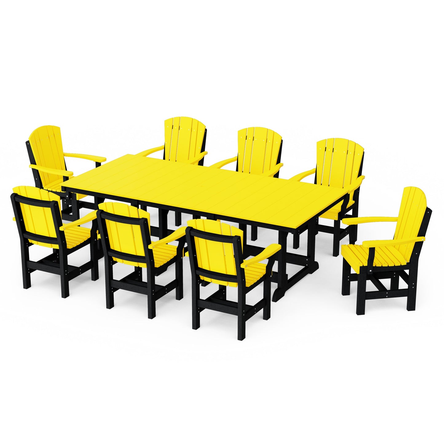 Heritage 9-Piece Arm Chair Rectangular Dining Set