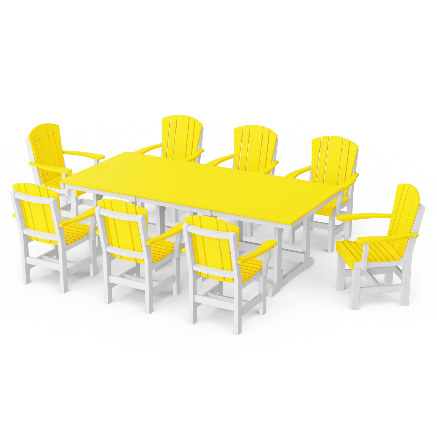 Heritage 9-Piece Arm Chair Rectangular Dining Set