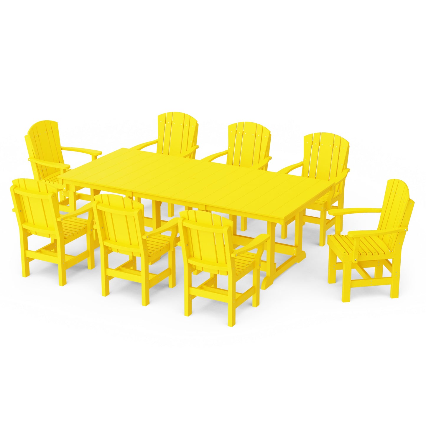 Heritage 9-Piece Arm Chair Rectangular Dining Set