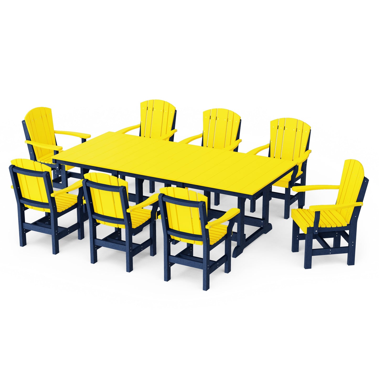 Heritage 9-Piece Arm Chair Rectangular Dining Set