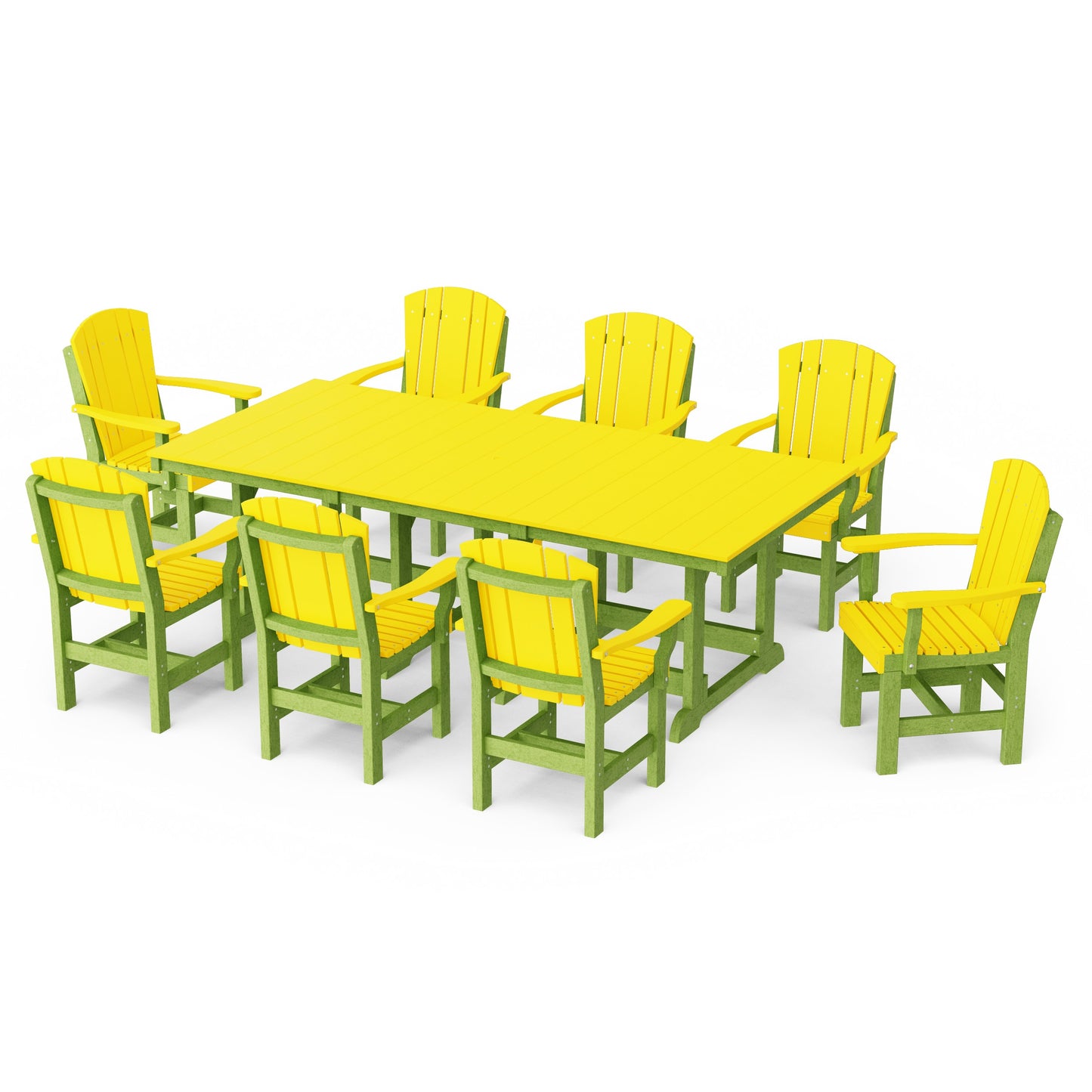 Heritage 9-Piece Arm Chair Rectangular Dining Set
