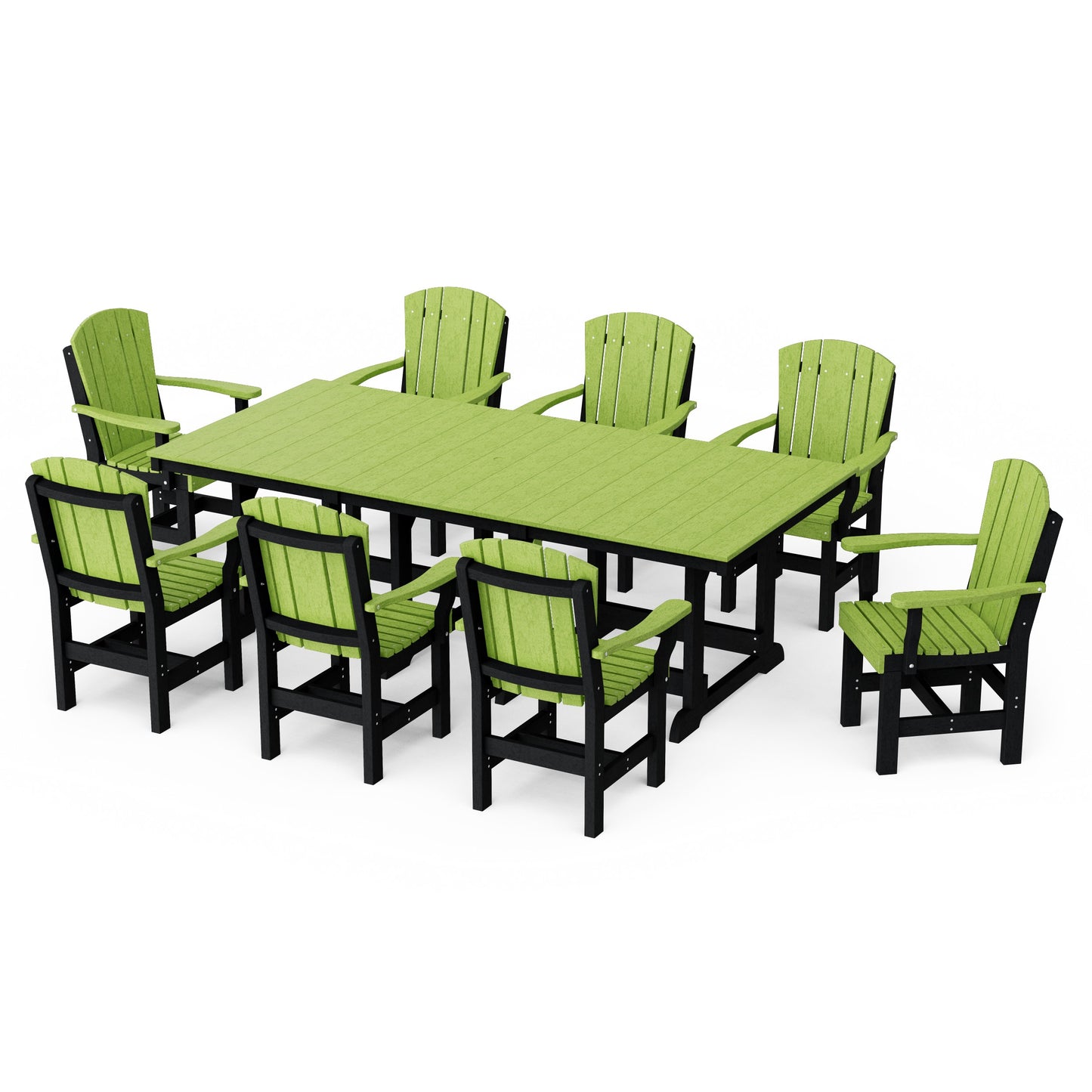 Heritage 9-Piece Arm Chair Rectangular Dining Set