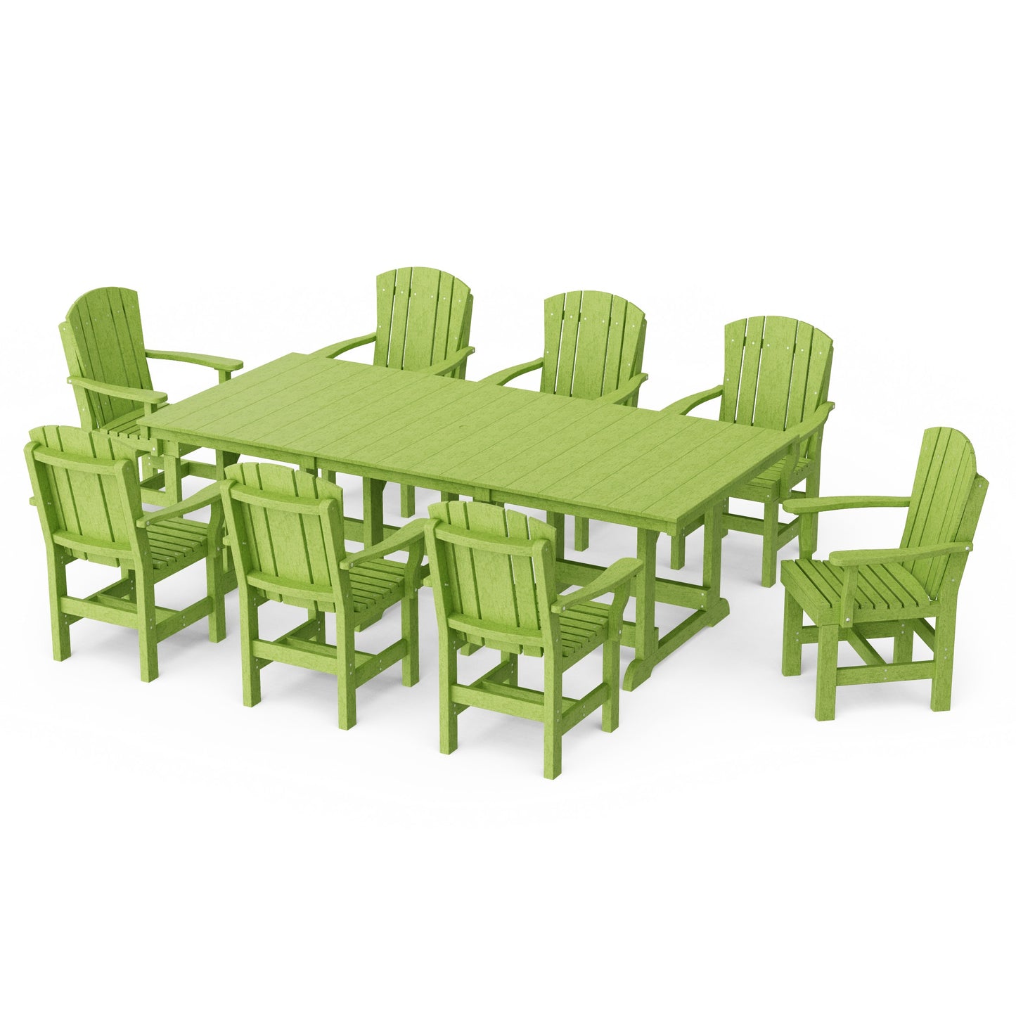 Heritage 9-Piece Arm Chair Rectangular Dining Set