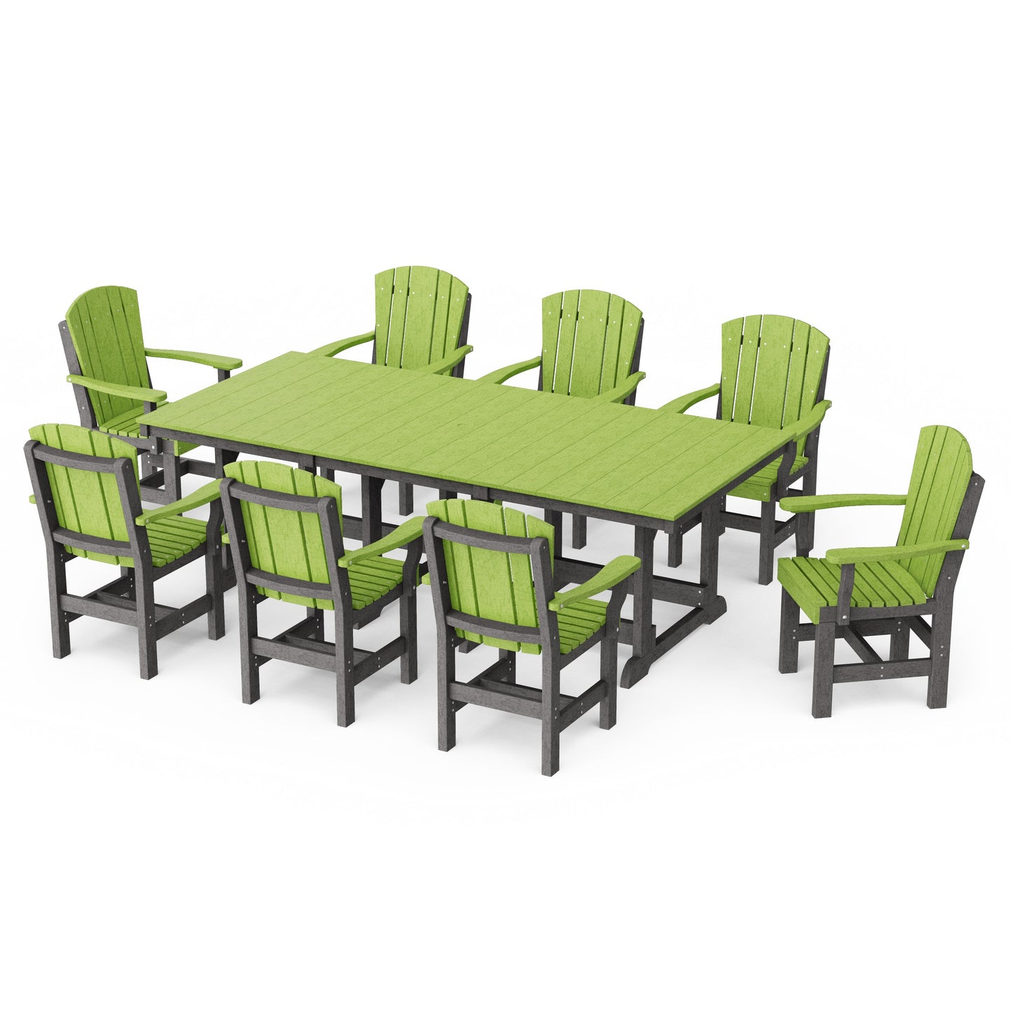 Heritage 9-Piece Arm Chair Rectangular Dining Set