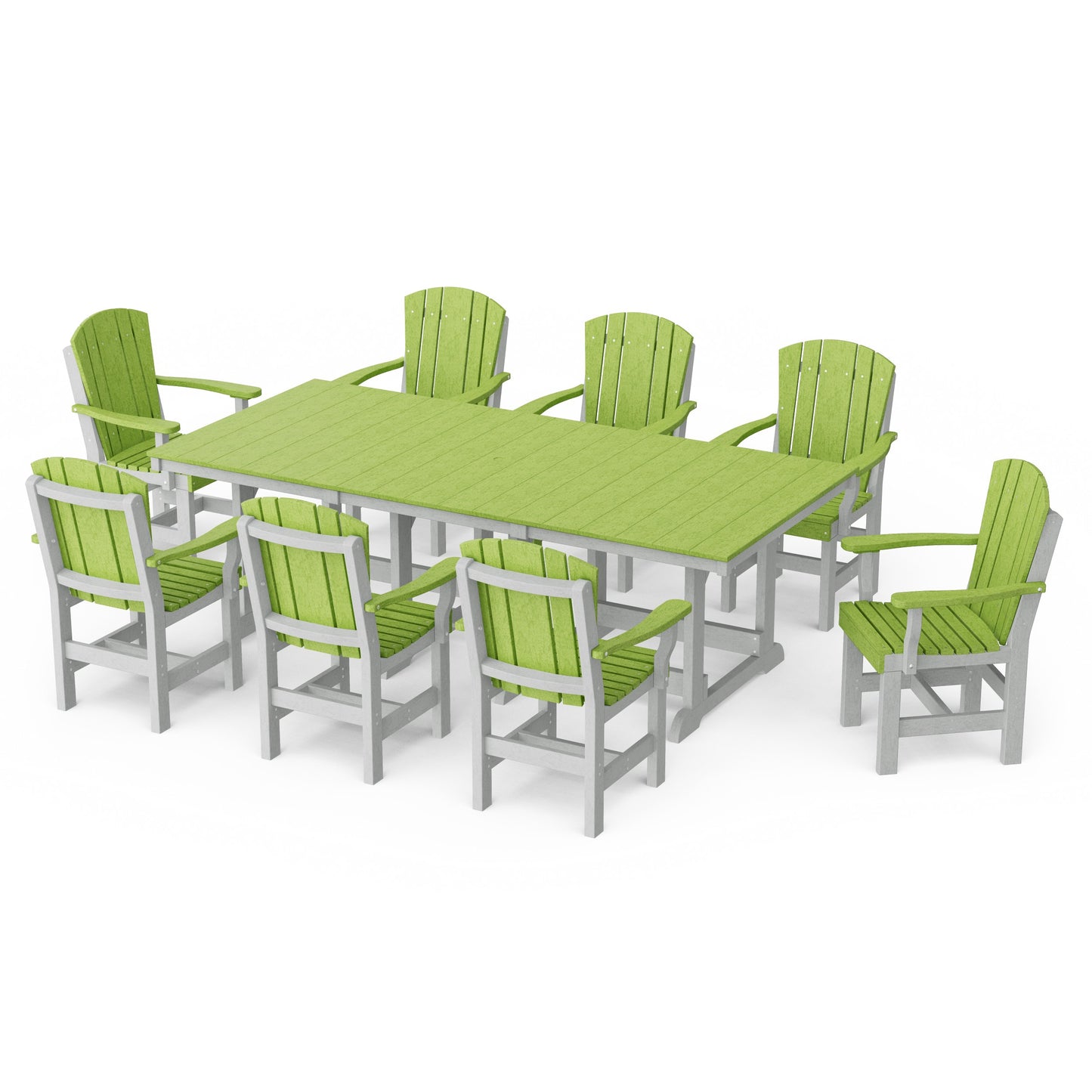 Heritage 9-Piece Arm Chair Rectangular Dining Set