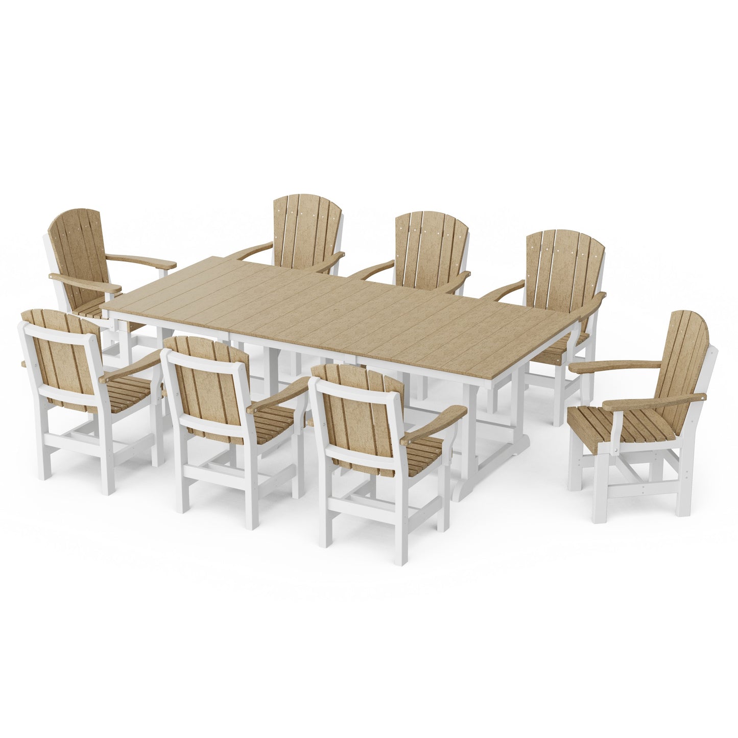 Heritage 9-Piece Arm Chair Rectangular Dining Set