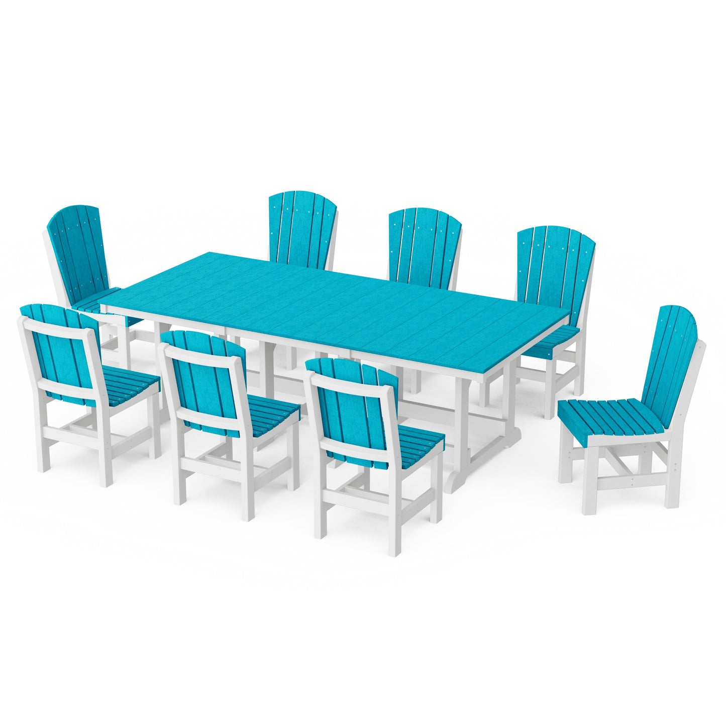 Heritage 9-Piece Side Chair Rectangular Dining Set