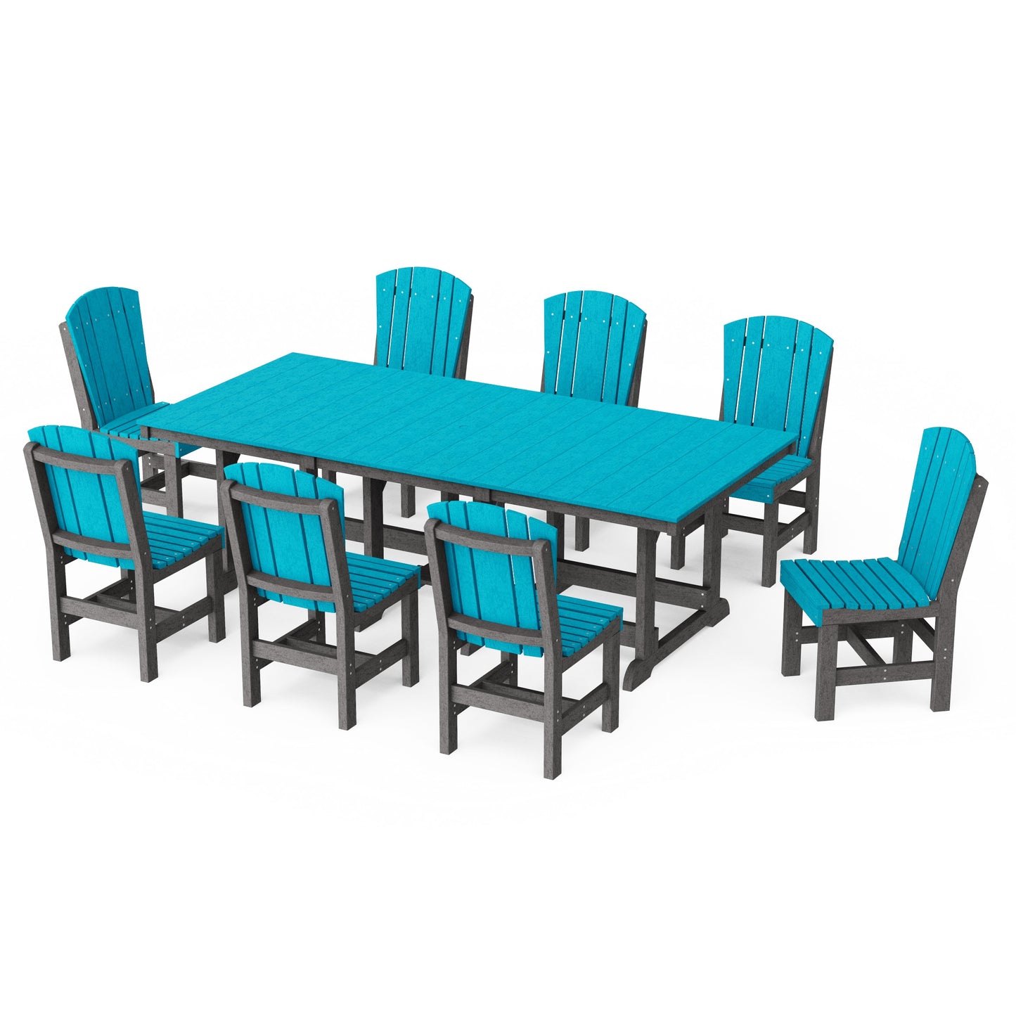 Heritage 9-Piece Side Chair Rectangular Dining Set
