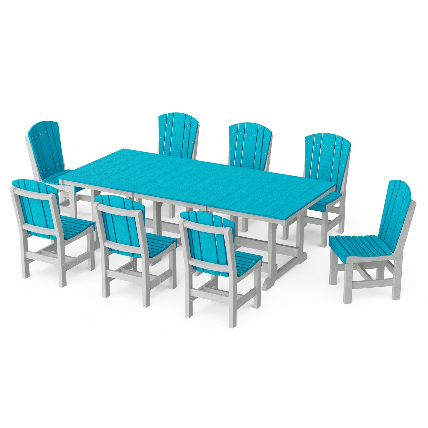 Heritage 9-Piece Side Chair Rectangular Dining Set