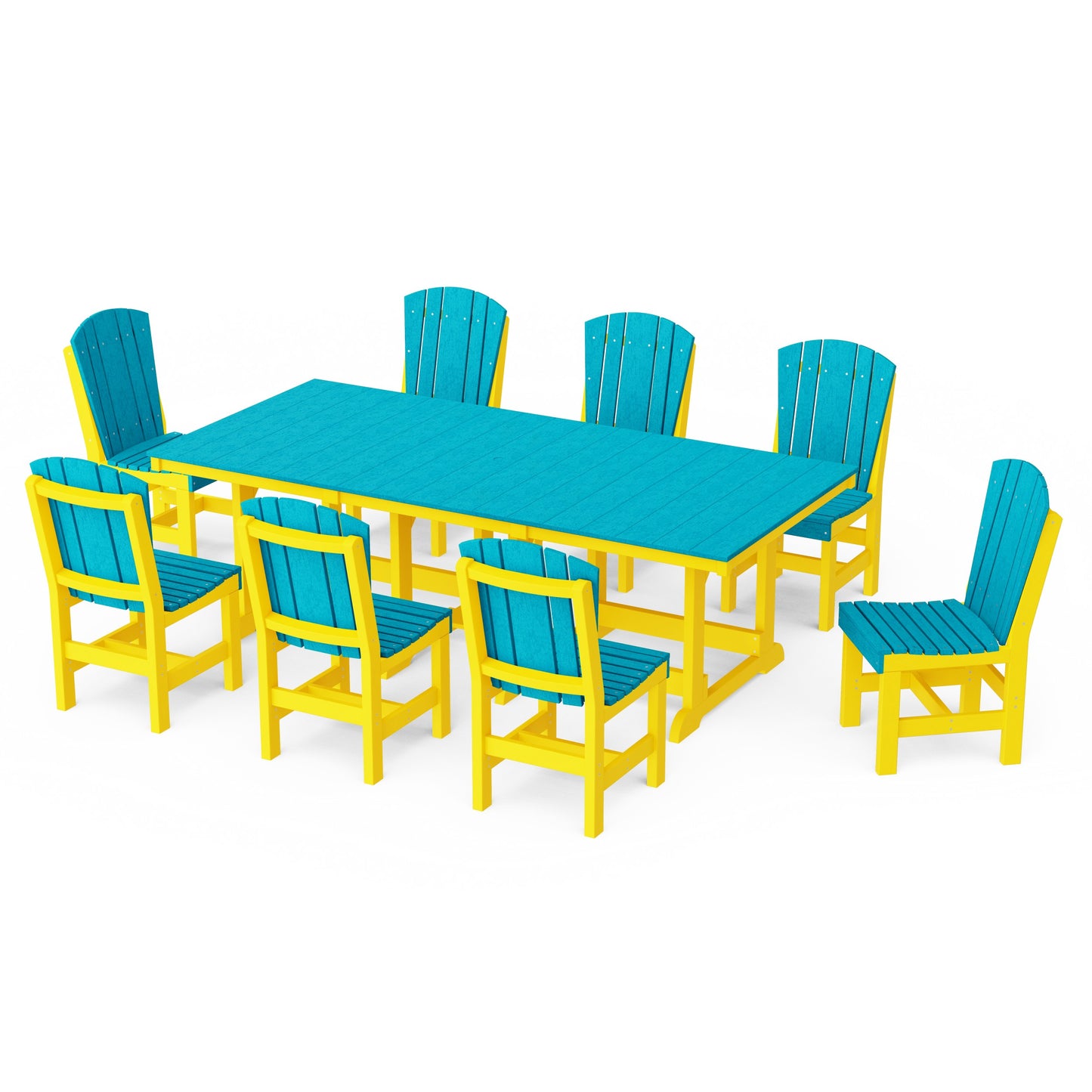 Heritage 9-Piece Side Chair Rectangular Dining Set