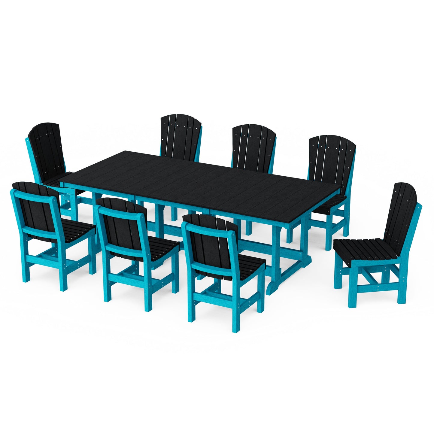 Heritage 9-Piece Side Chair Rectangular Dining Set