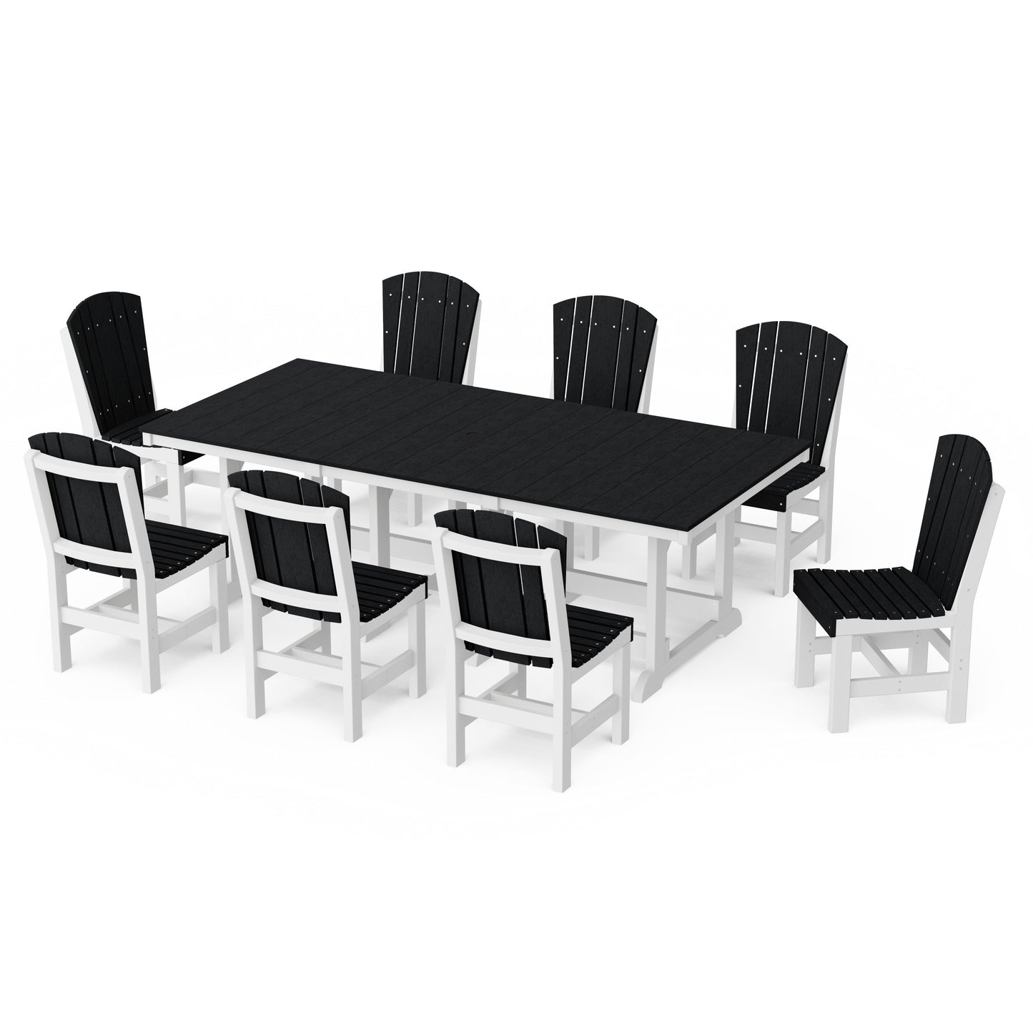 Heritage 9-Piece Side Chair Rectangular Dining Set