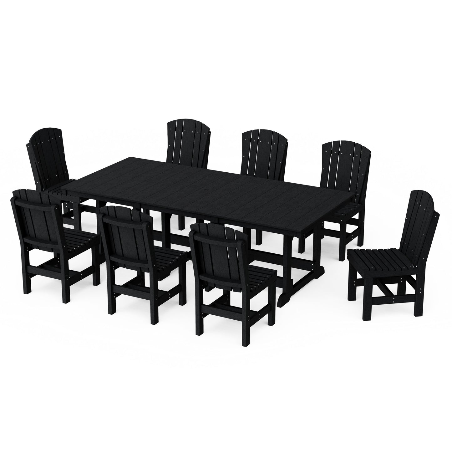 Heritage 9-Piece Side Chair Rectangular Dining Set