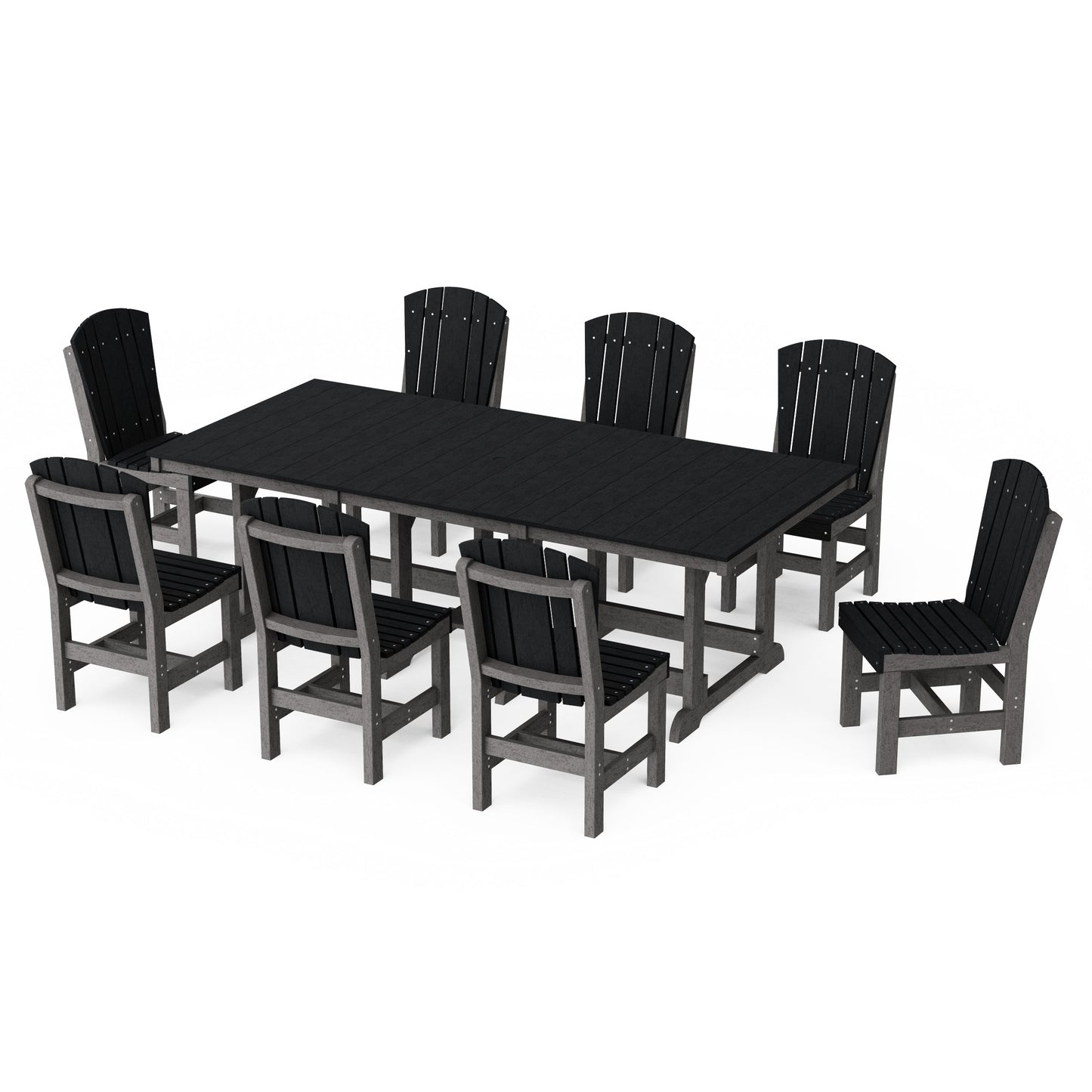 Heritage 9-Piece Side Chair Rectangular Dining Set