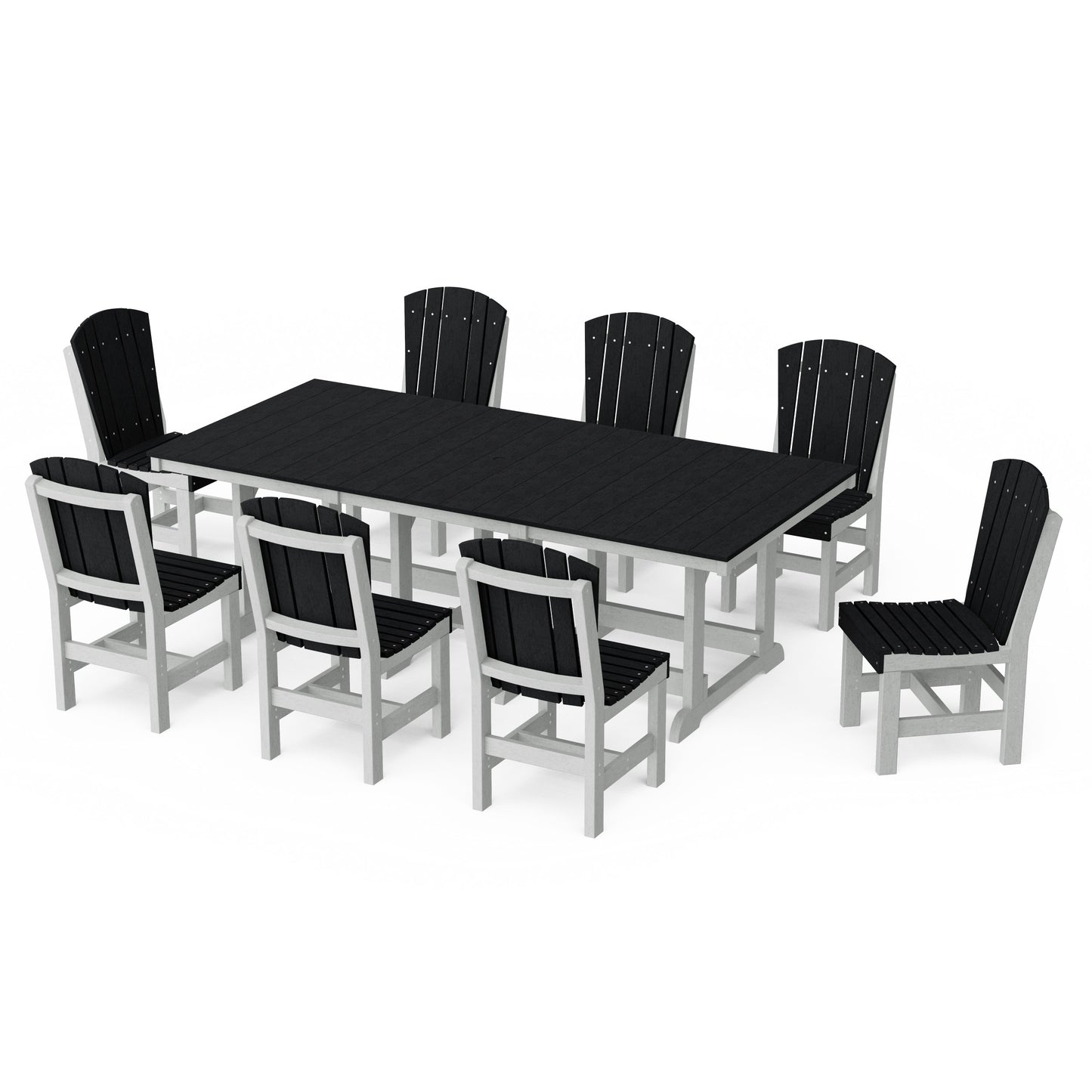 Heritage 9-Piece Side Chair Rectangular Dining Set