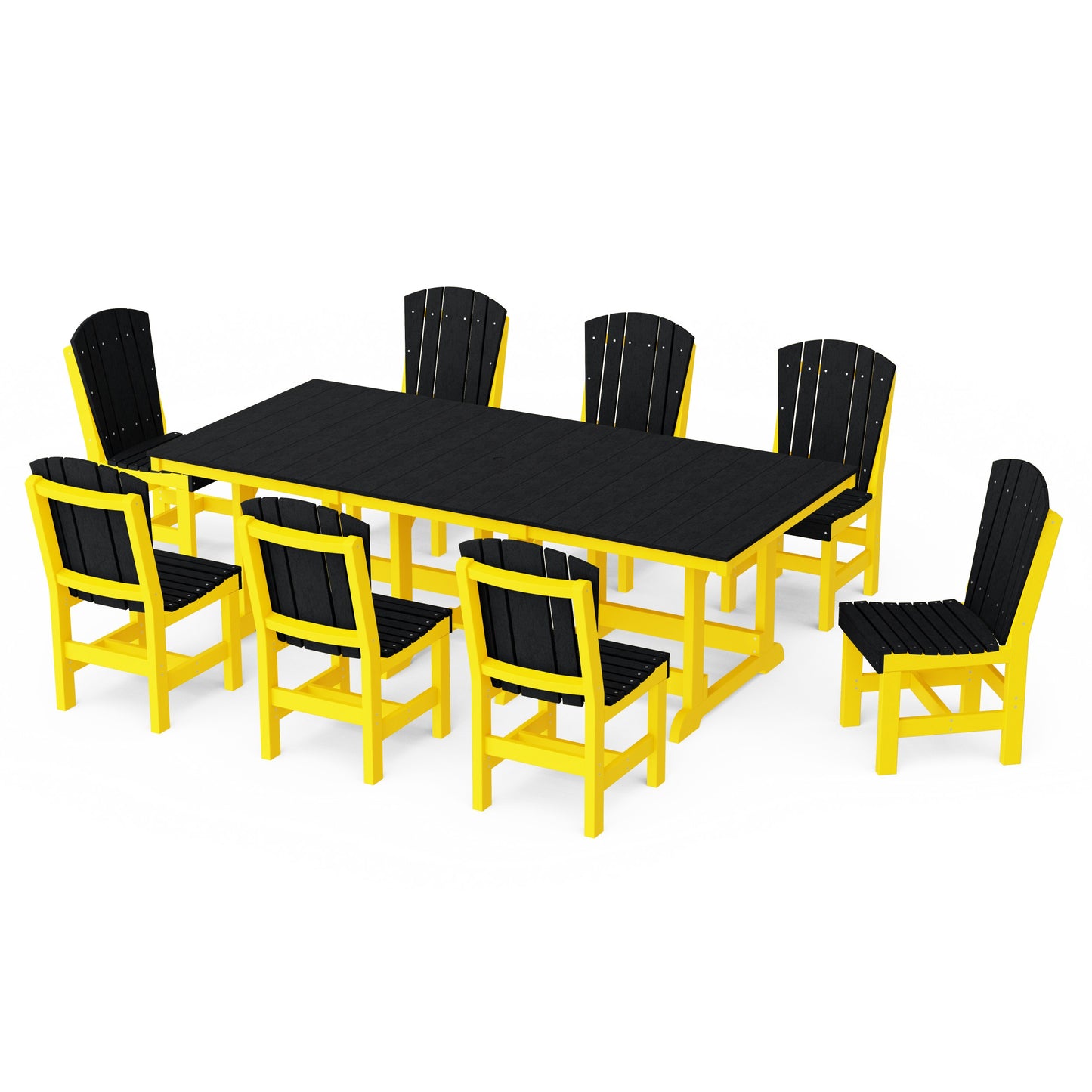 Heritage 9-Piece Side Chair Rectangular Dining Set