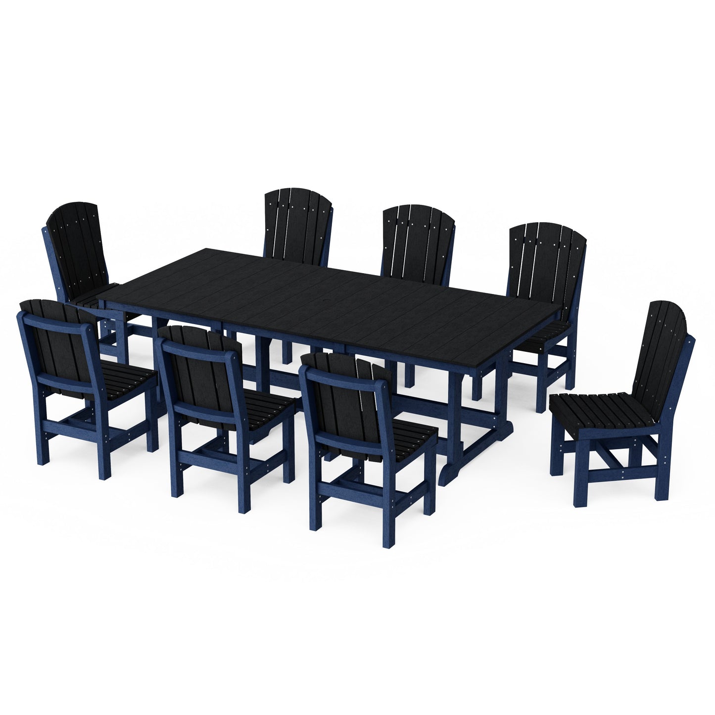 Heritage 9-Piece Side Chair Rectangular Dining Set