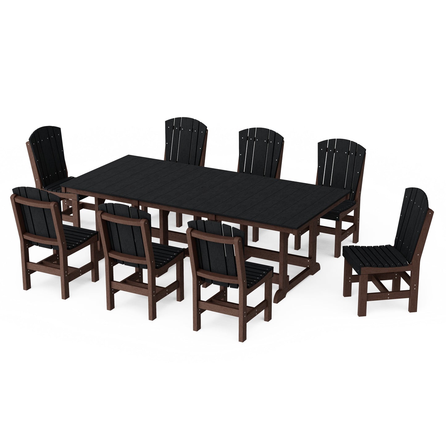 Heritage 9-Piece Side Chair Rectangular Dining Set