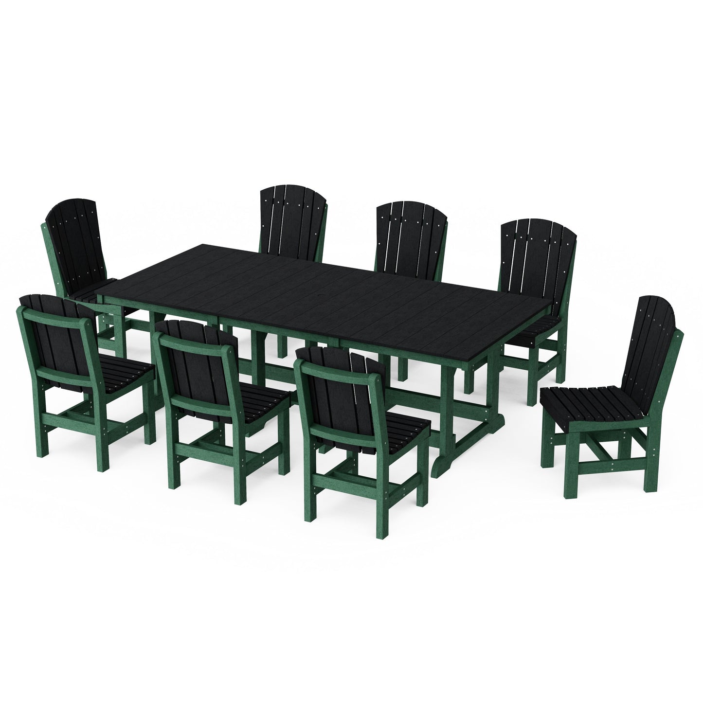 Heritage 9-Piece Side Chair Rectangular Dining Set