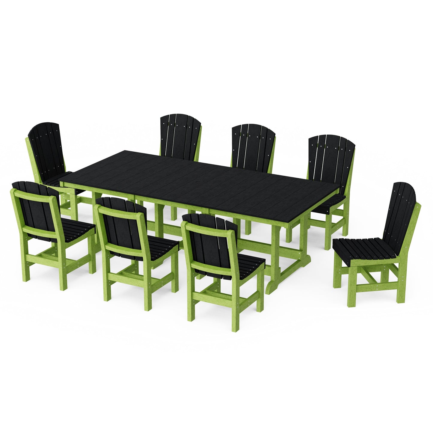 Heritage 9-Piece Side Chair Rectangular Dining Set