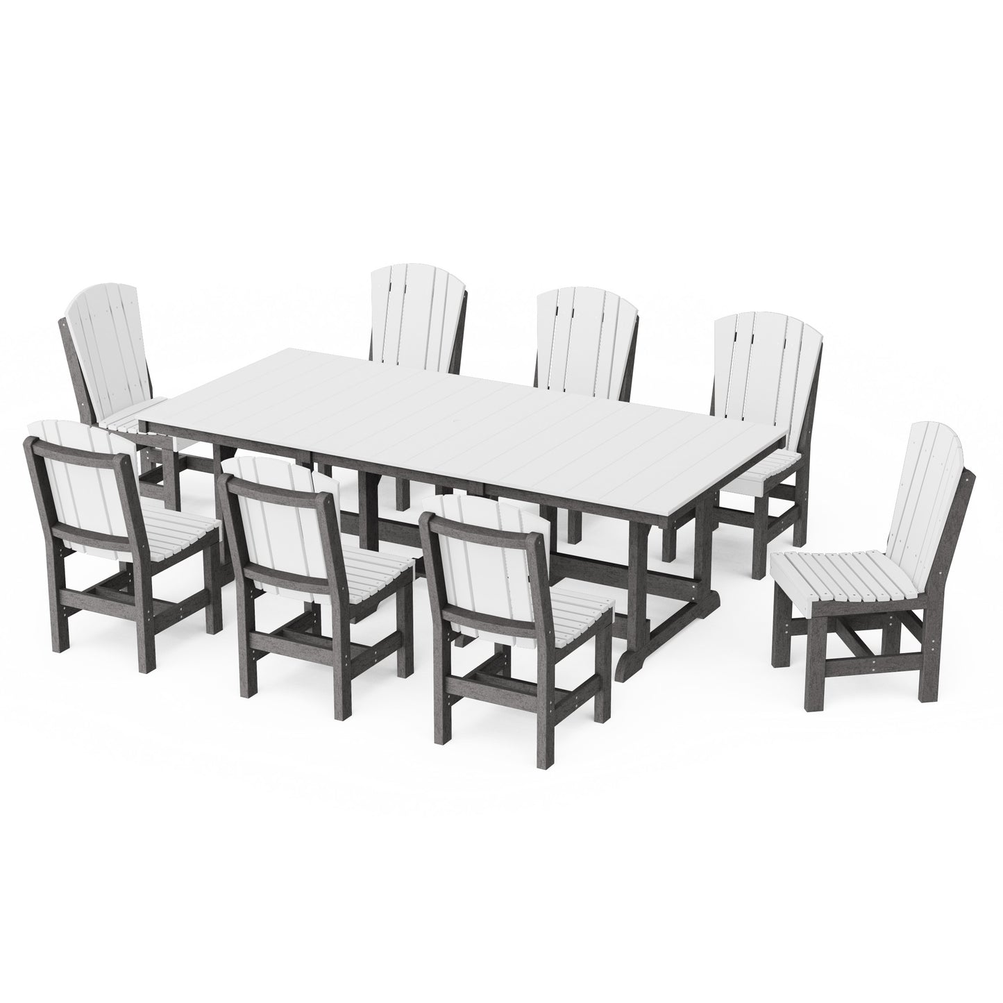 Heritage 9-Piece Side Chair Rectangular Dining Set