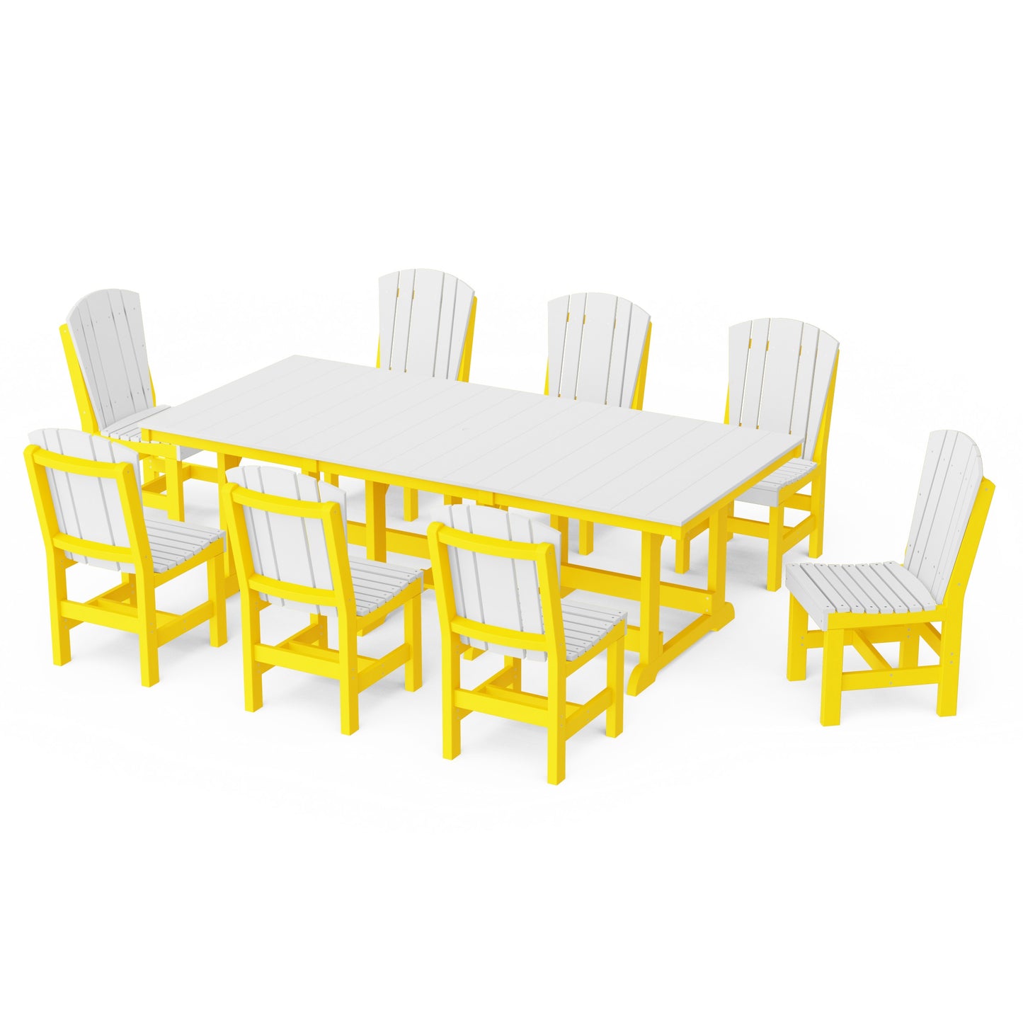 Heritage 9-Piece Side Chair Rectangular Dining Set