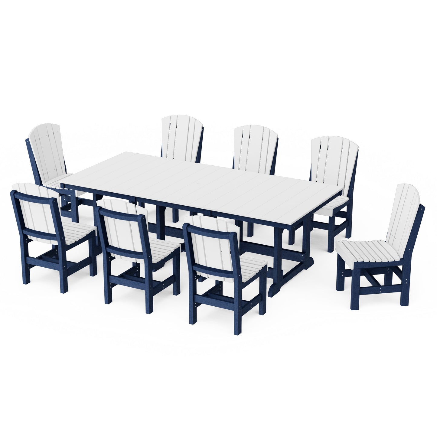 Heritage 9-Piece Side Chair Rectangular Dining Set